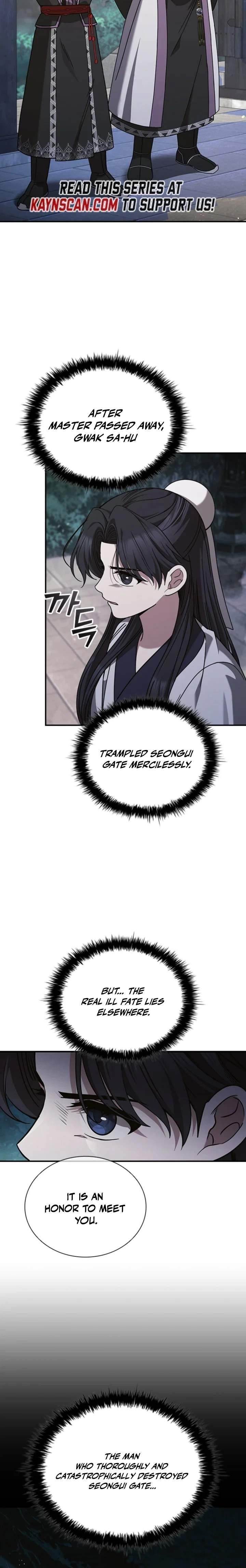 First Senior Disciple Lee Hwi Chapter 4 - Page 21 in English