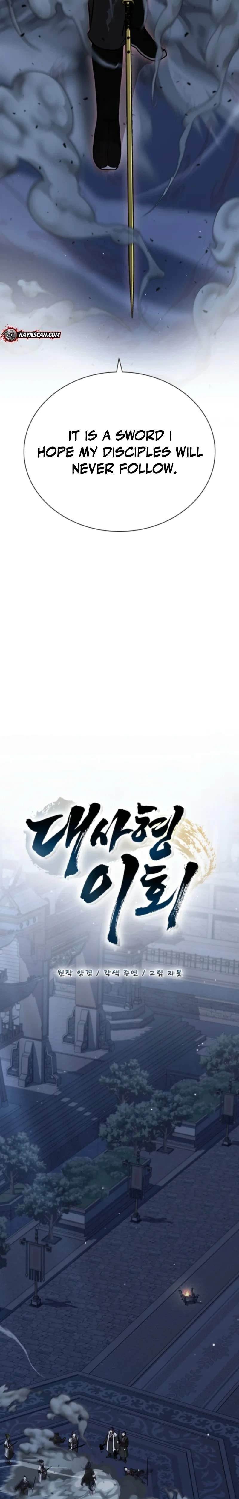 First Senior Disciple Lee Hwi Chapter 9 - Page 23 in English