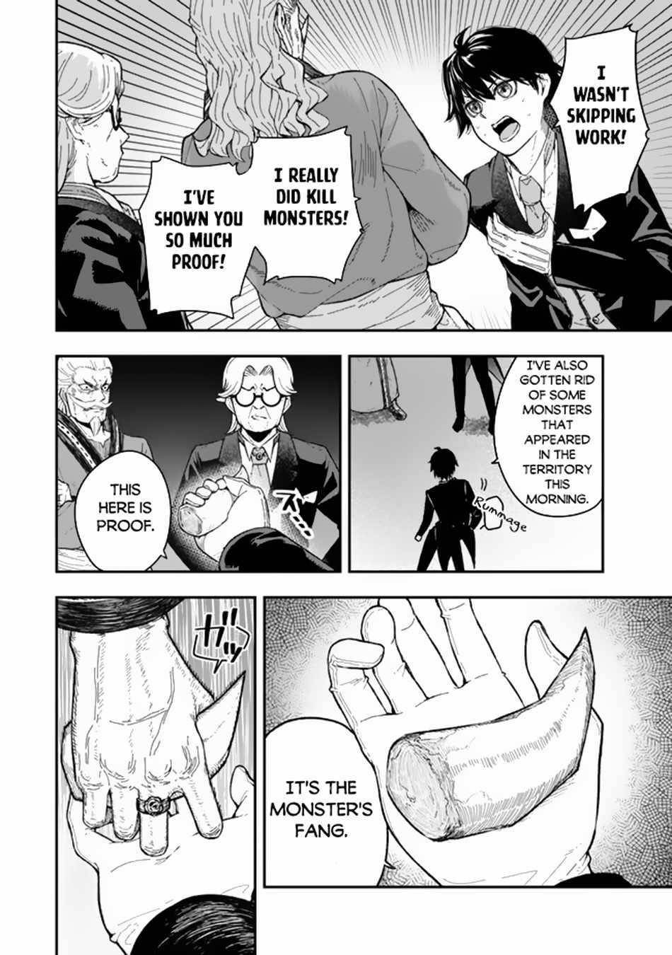 Gomi Ika da to Tsuihousareta Shounin, Jitsu wa Zensei Kensha desu Chapter 1 - Page 7 in English