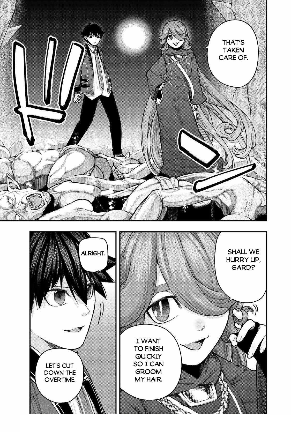 Gomi Ika da to Tsuihousareta Shounin, Jitsu wa Zensei Kensha desu Chapter 11.1 - Page 17 in English