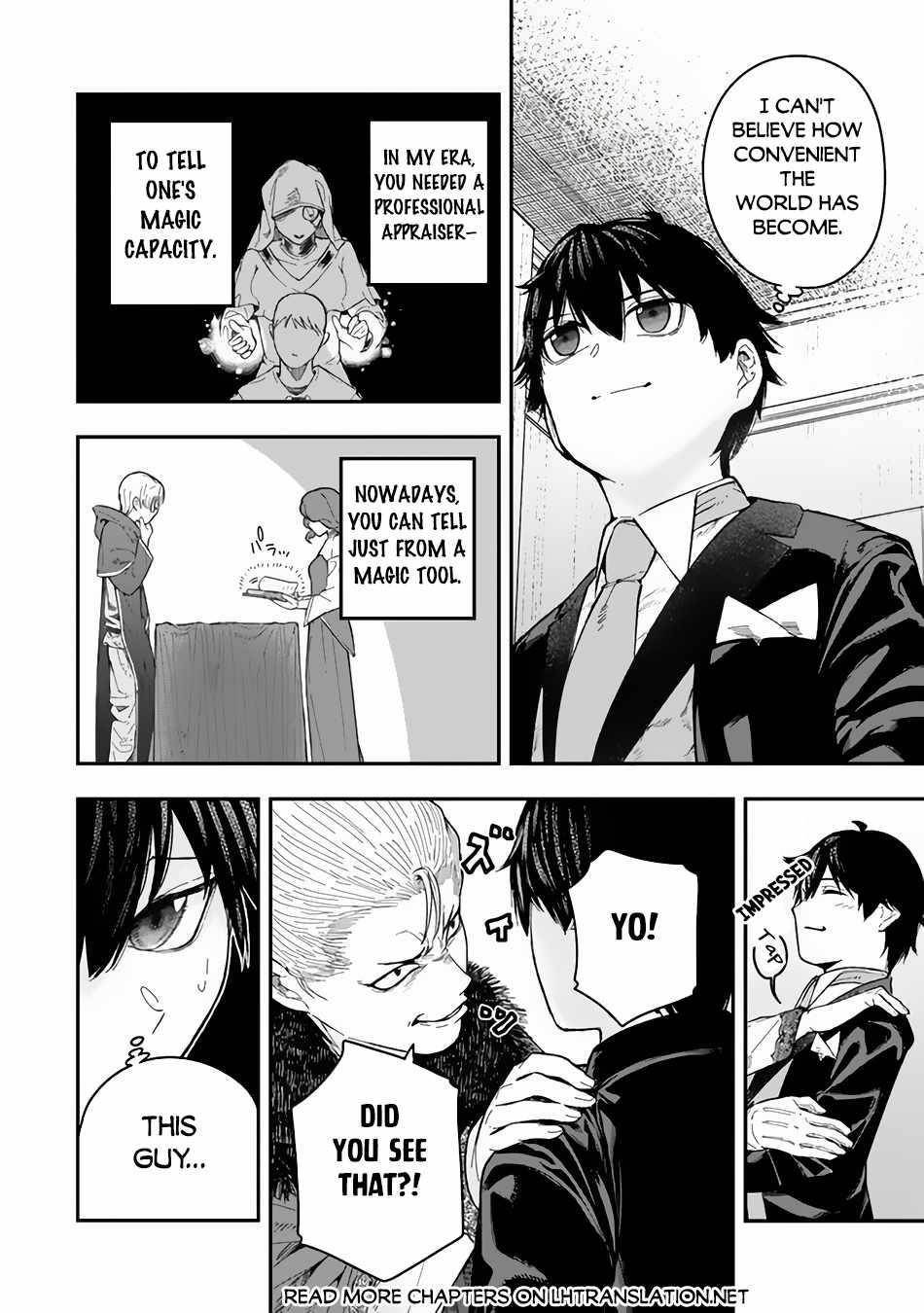 Gomi Ika da to Tsuihousareta Shounin, Jitsu wa Zensei Kensha desu Chapter 2.2 - Page 15 in English