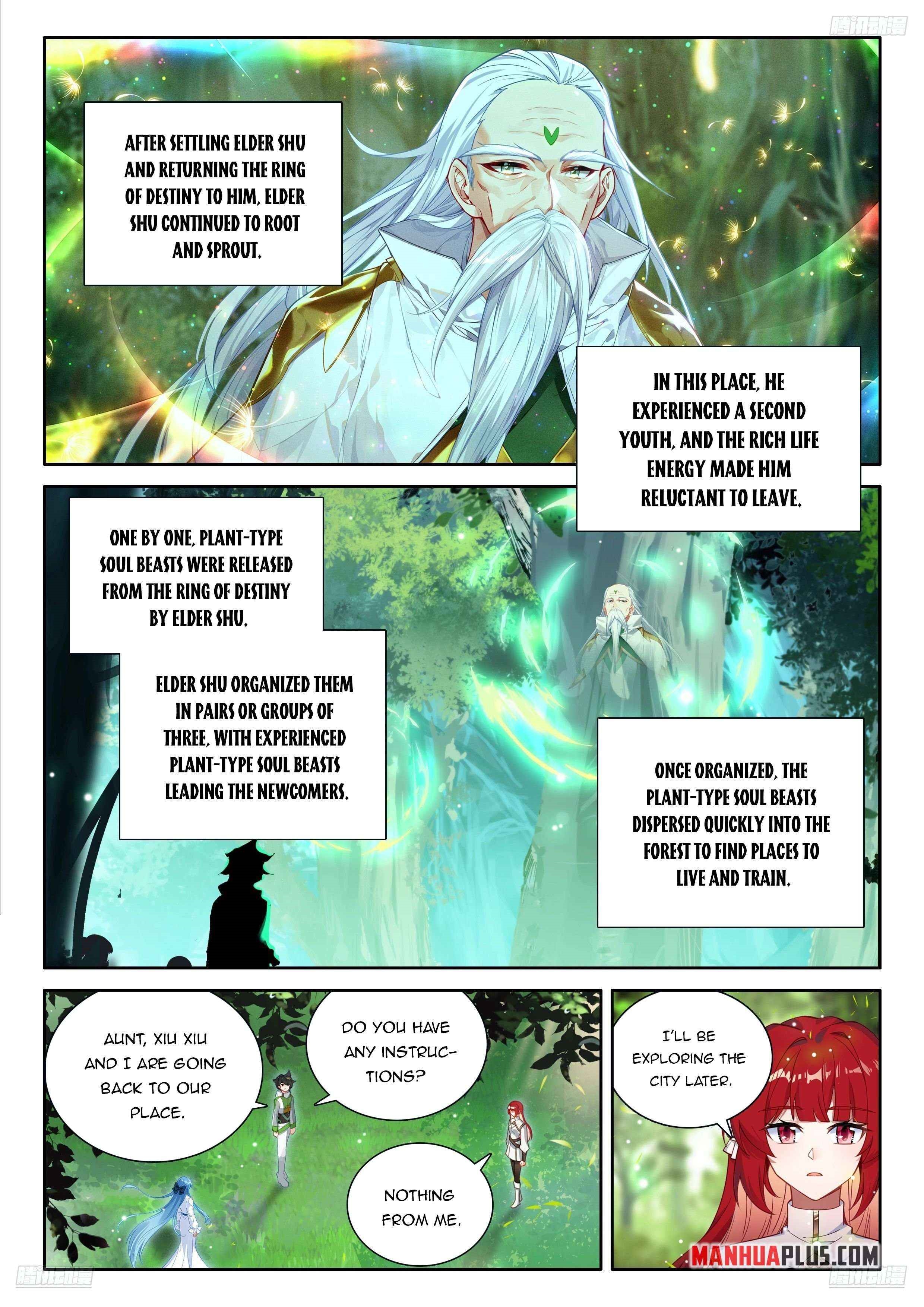 Soul Land 4 โ The Ultimate Combat Chapter 542.5 - Page 1 in English