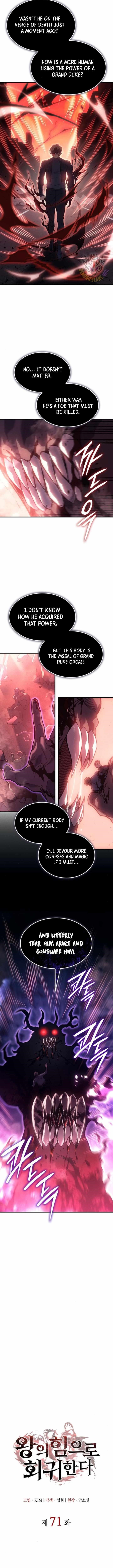 Regressing with the King’s Power Chapter 71 - Page 3 in English