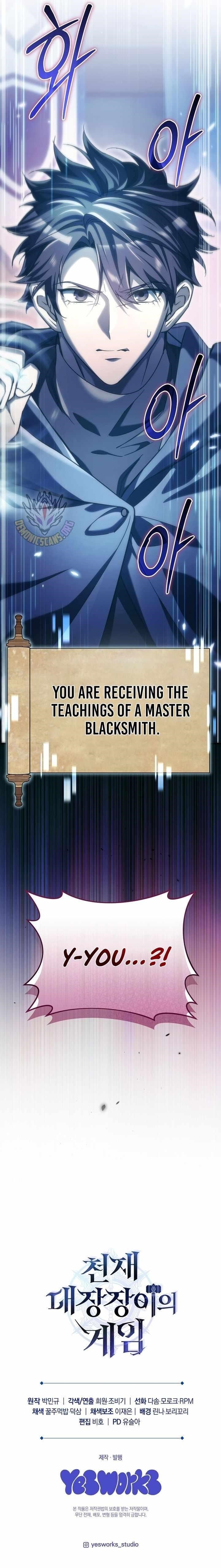 Genius Blacksmith's Game Chapter 34 - Page 24 in English