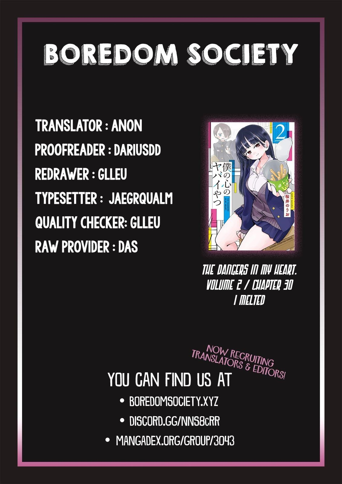 The Dangers in My Heart Chapter 30 - Page 16 in English