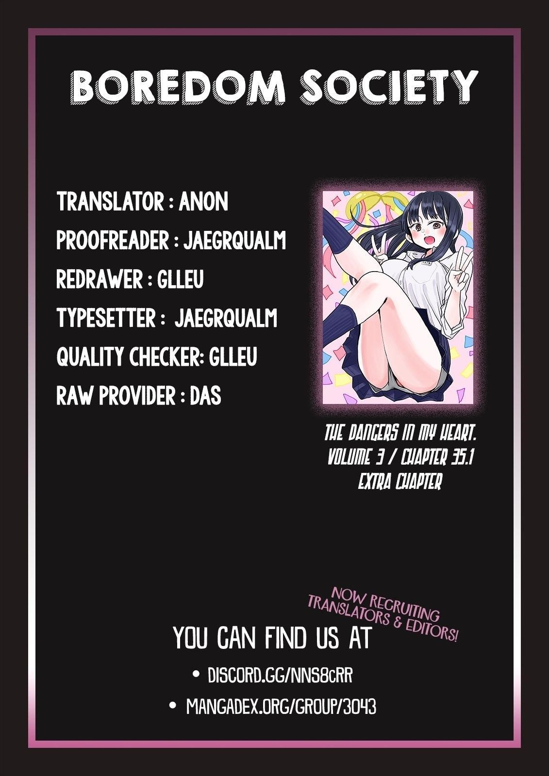 The Dangers in My Heart Chapter 35.1 - Page 4 in English