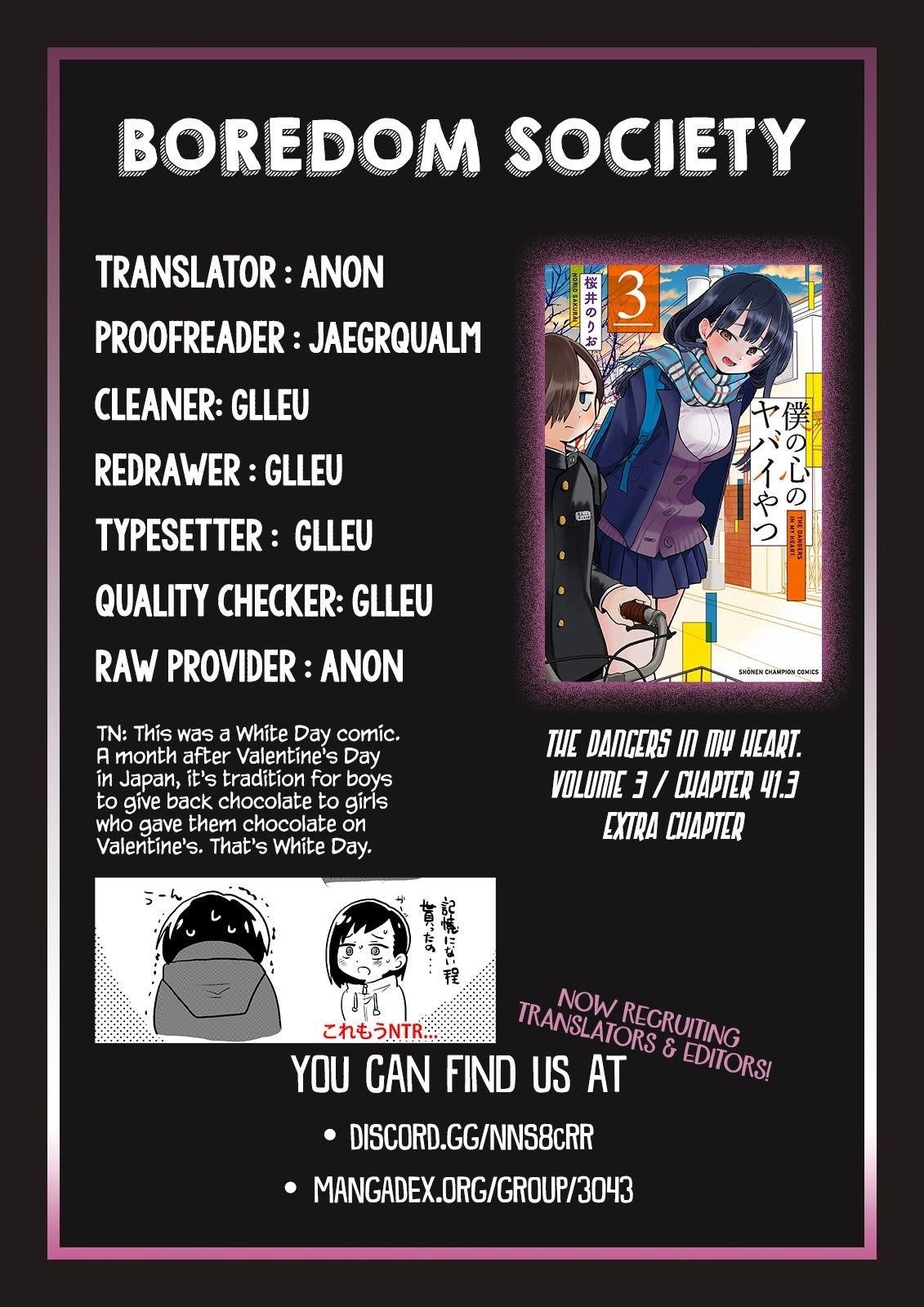 The Dangers in My Heart Chapter 41.3 - Page 5 in English