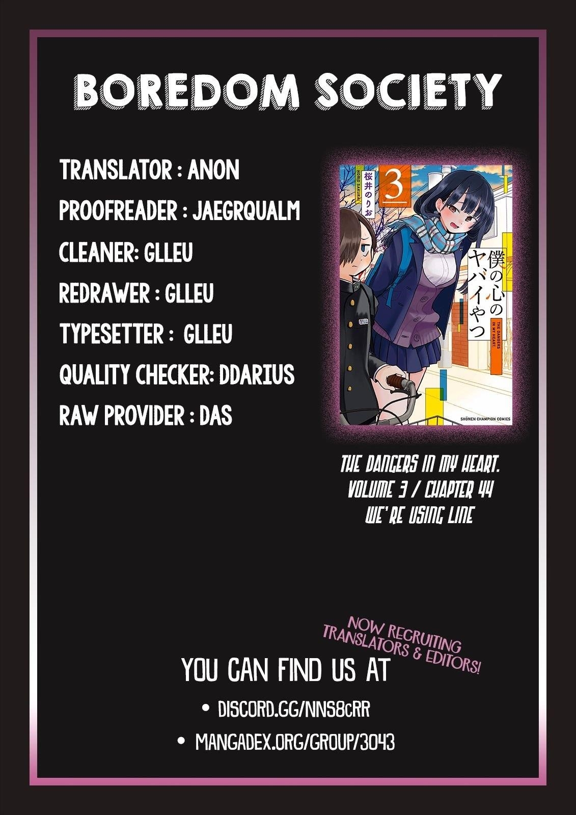 The Dangers in My Heart Chapter 44 - Page 12 in English
