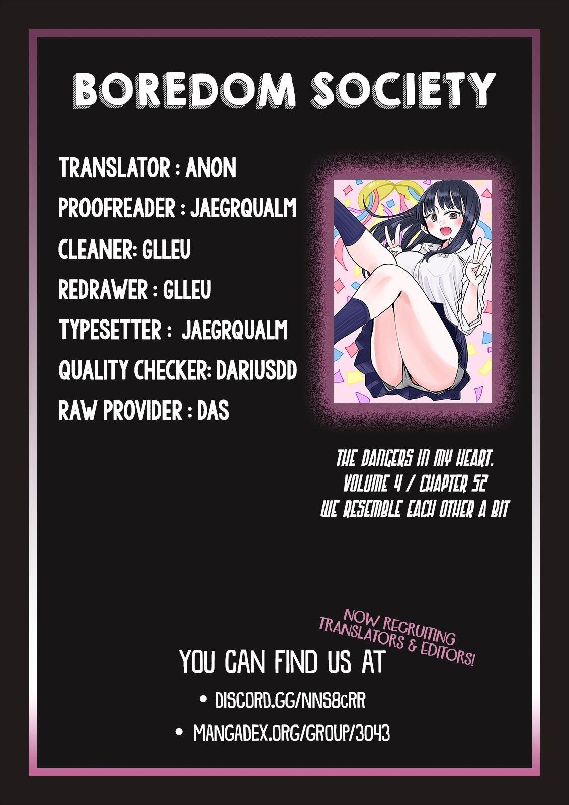 The Dangers in My Heart Chapter 52 - Page 16 in English