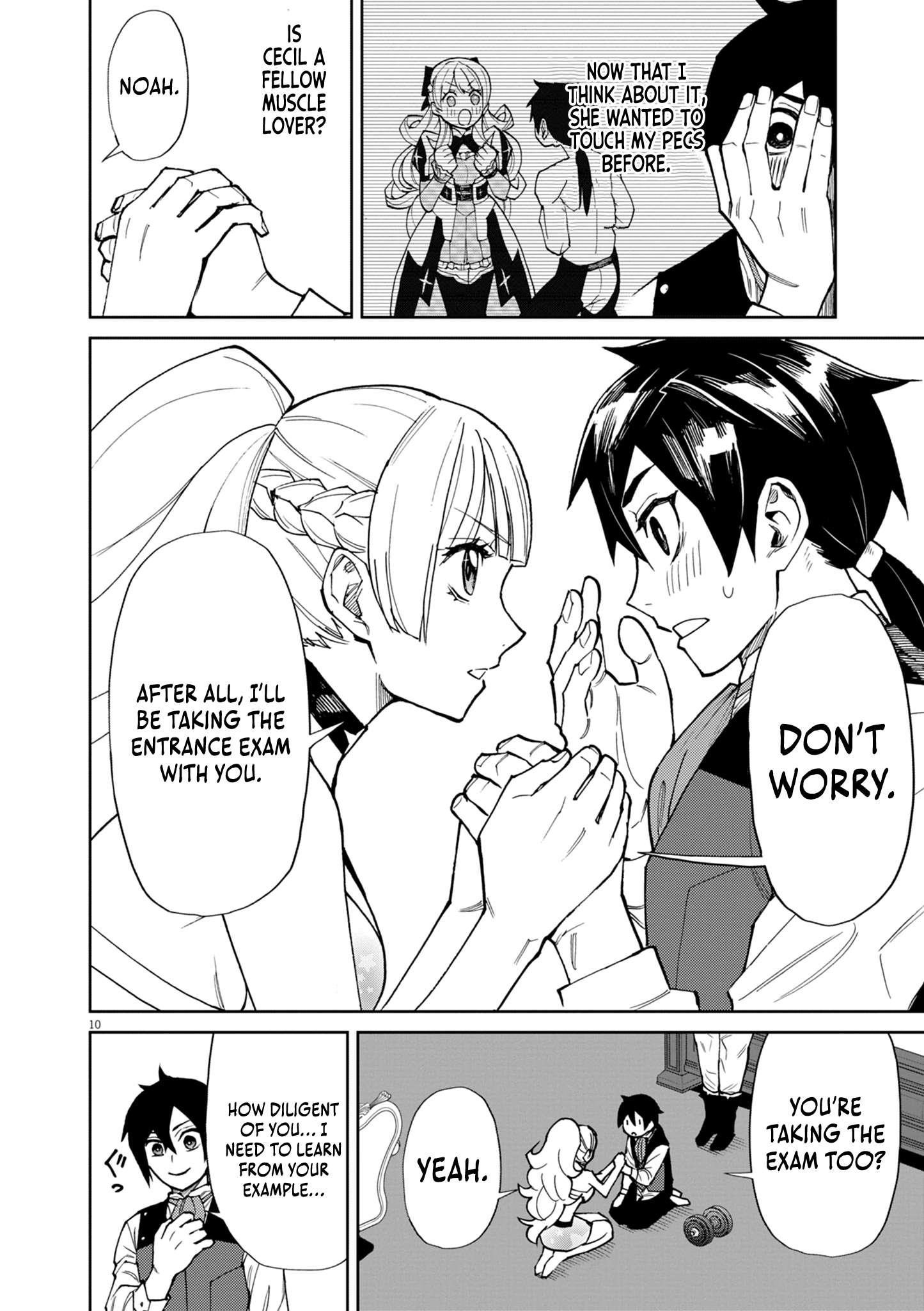 I Was Reincarnated as an Evil Noble in a Game and Became Unparalleled With My Overpowered Muscles Chapter 14 - Page 10 in English