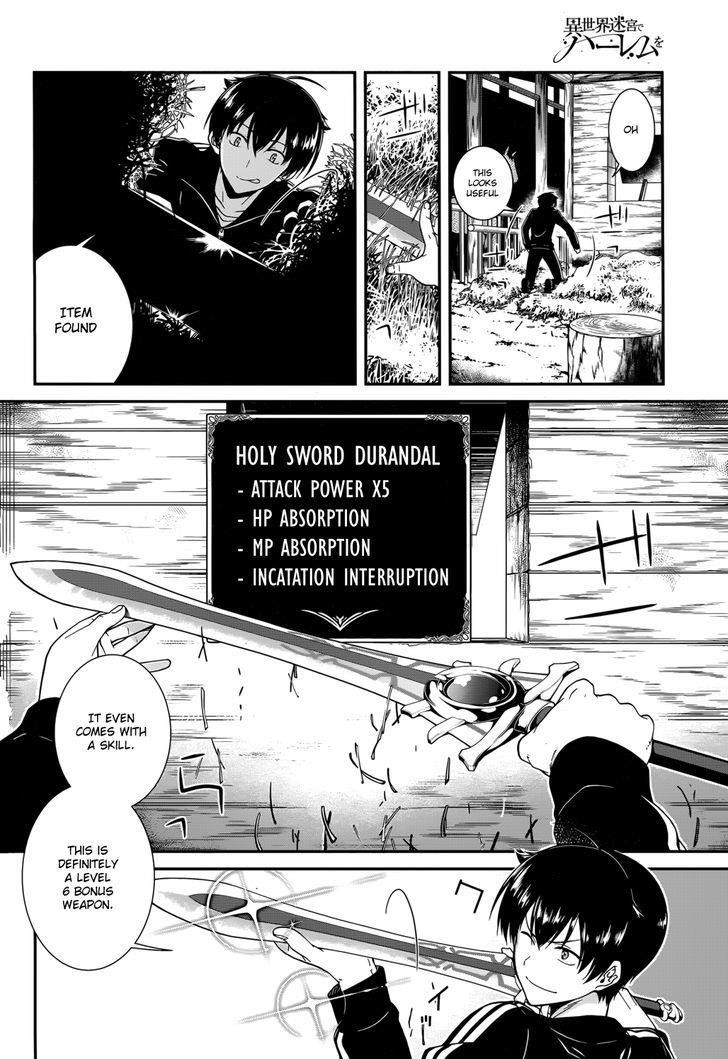 Isekai Meikyuu De Harem O Chapter 1 - Page 9 in English