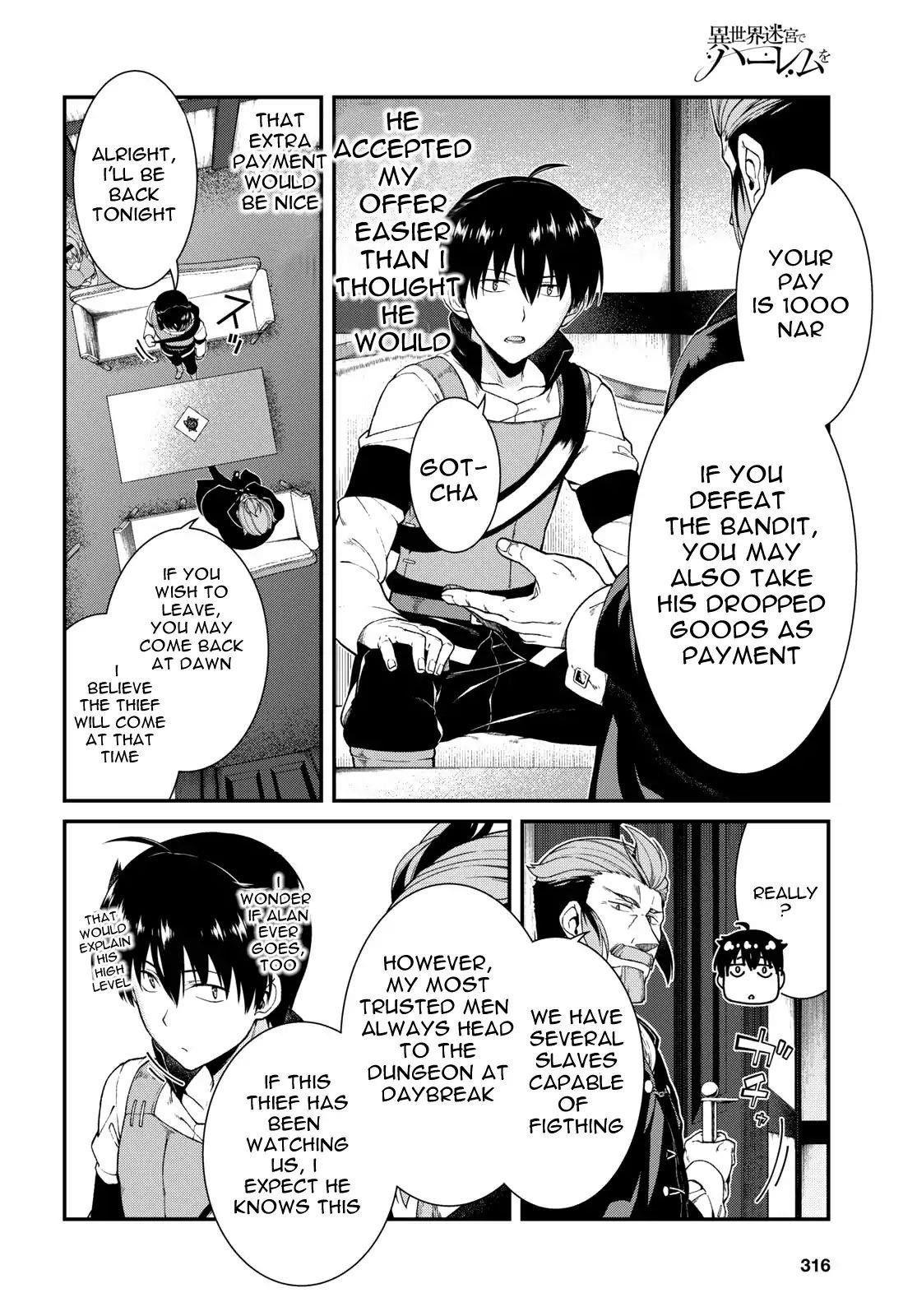 Isekai Meikyuu De Harem O Chapter 20 - Page 4 in English