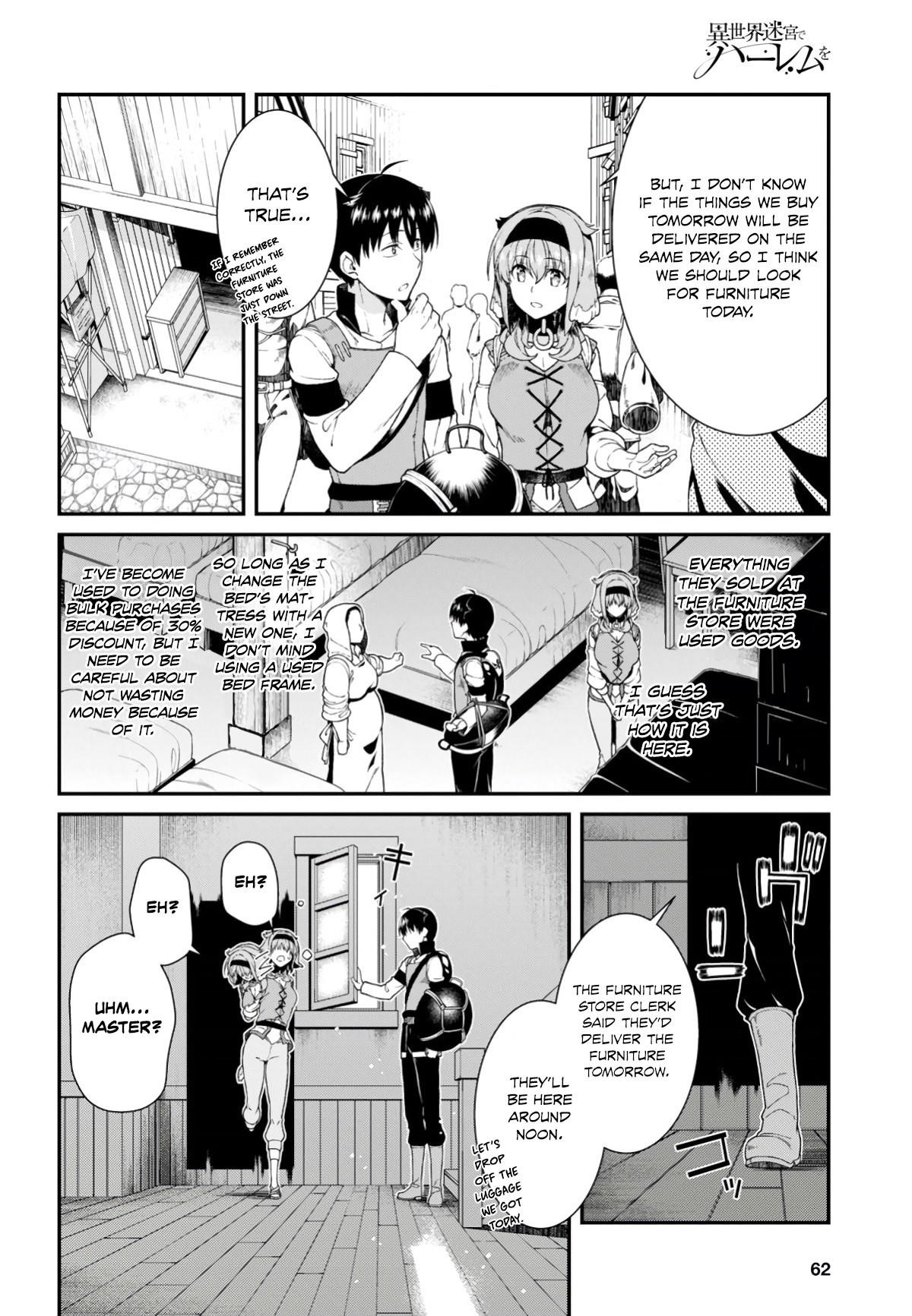 Isekai Meikyuu De Harem O Chapter 25 - Page 5 in English