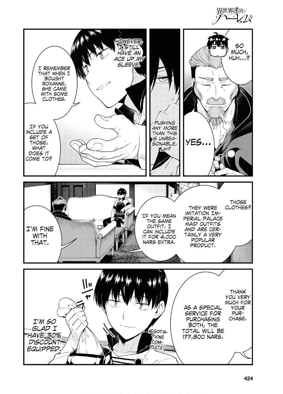 Isekai Meikyuu De Harem O Chapter 38 - Page 17 in English