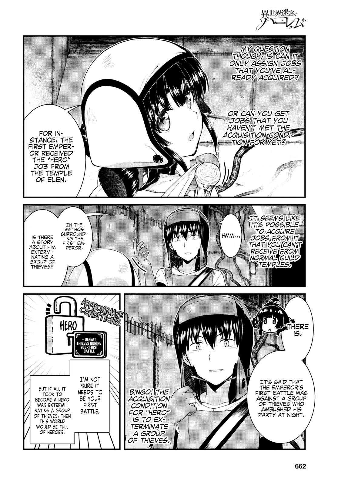 Isekai Meikyuu De Harem O Chapter 45 - Page 11 in English