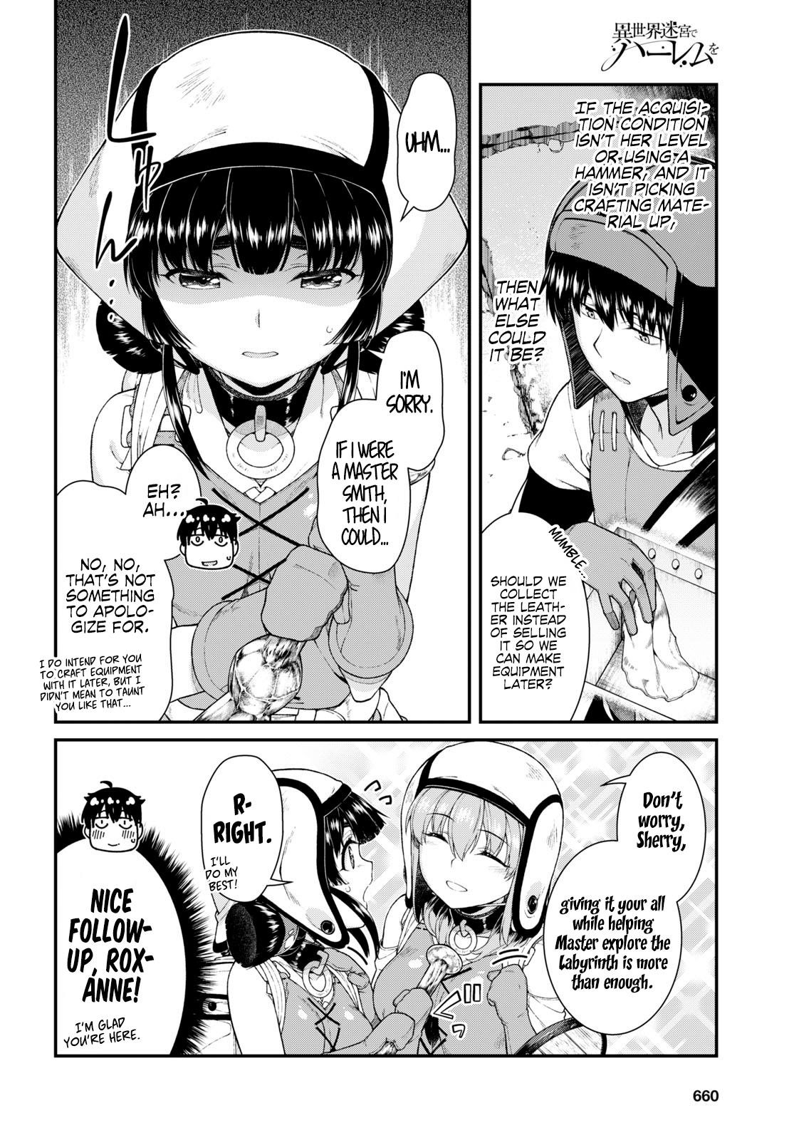 Isekai Meikyuu De Harem O Chapter 45 - Page 9 in English