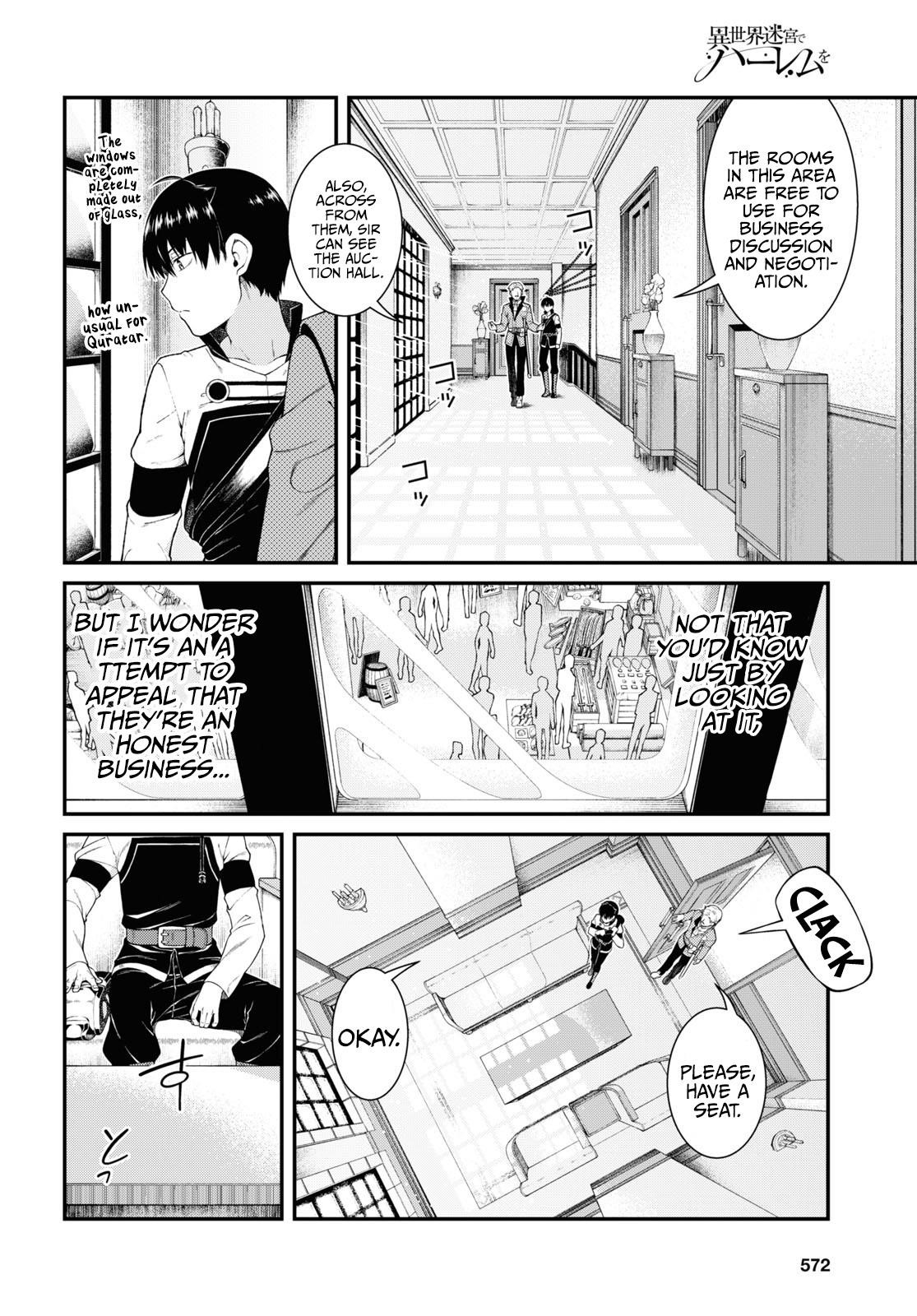 Isekai Meikyuu De Harem O Chapter 52 - Page 6 in English