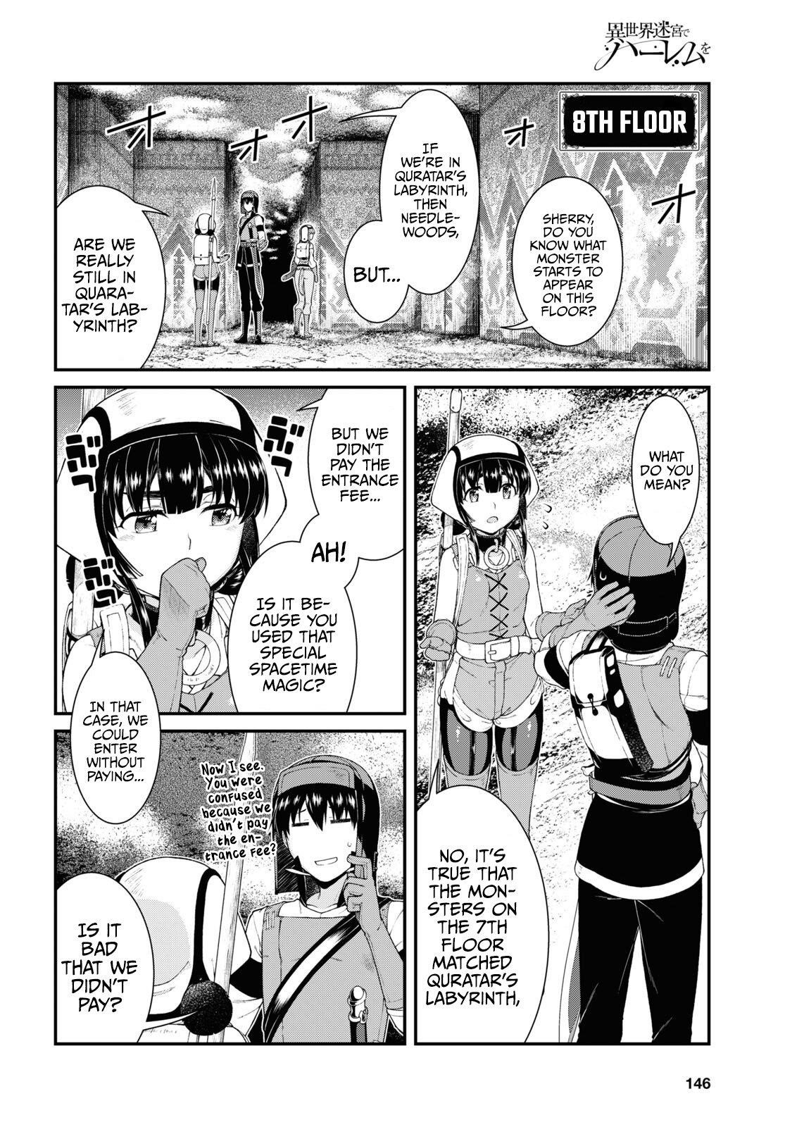 Isekai Meikyuu De Harem O Chapter 55 - Page 16 in English