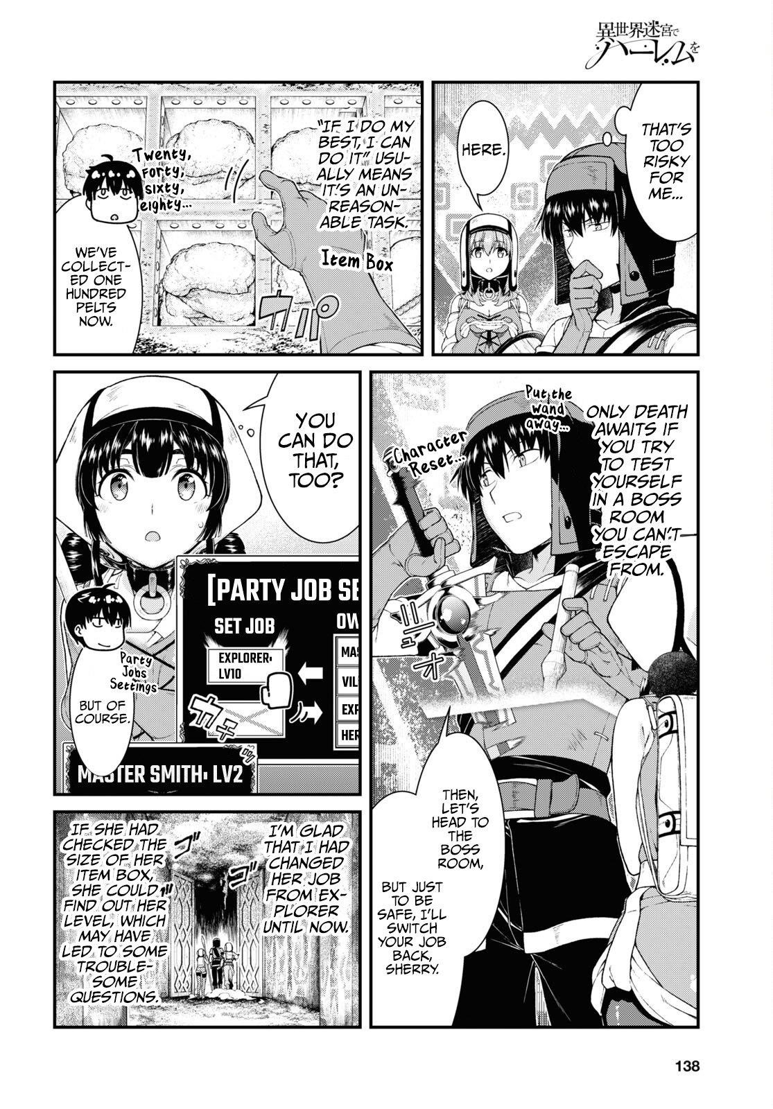 Isekai Meikyuu De Harem O Chapter 55 - Page 8 in English