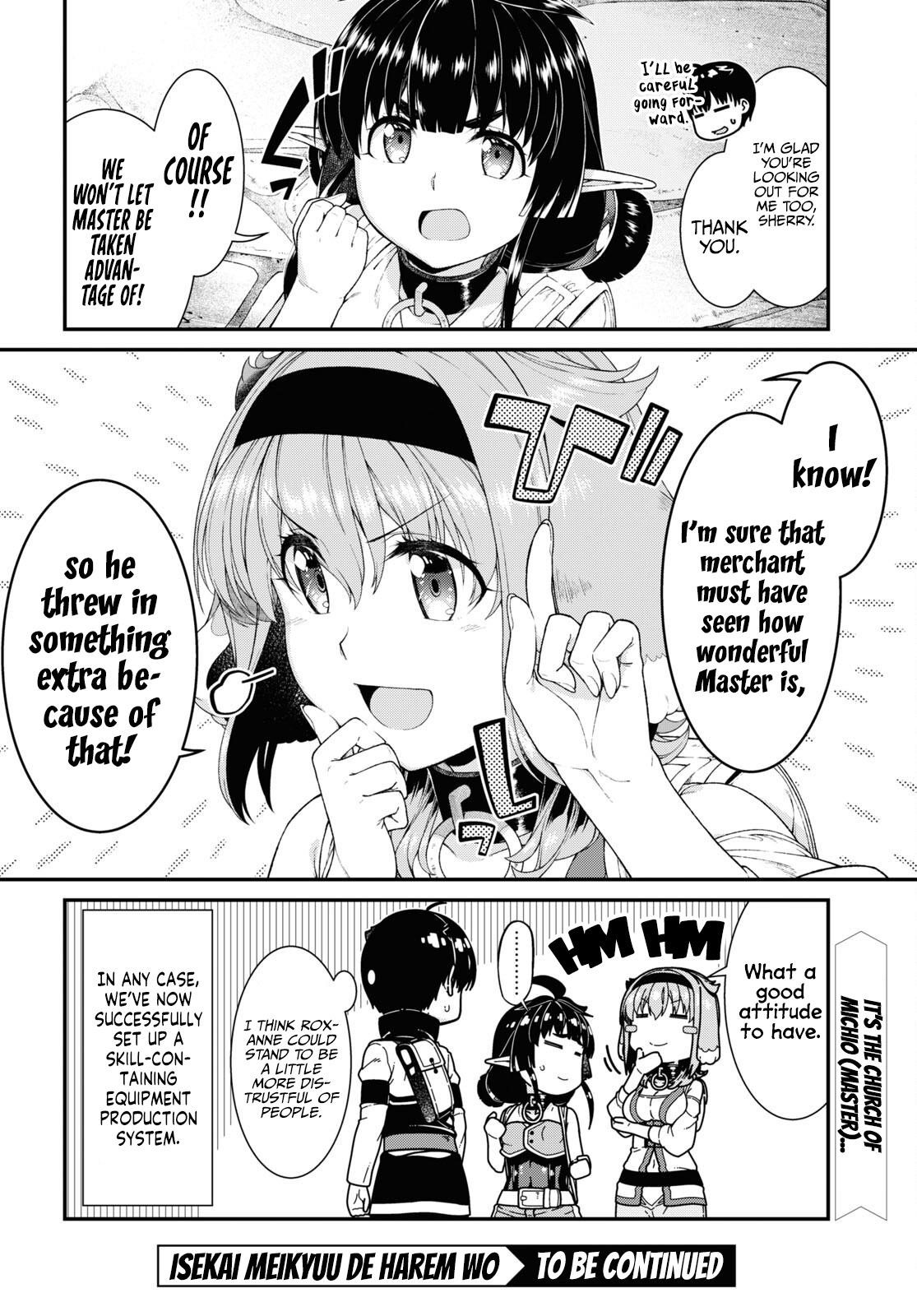 Isekai Meikyuu De Harem O Chapter 57 - Page 24 in English