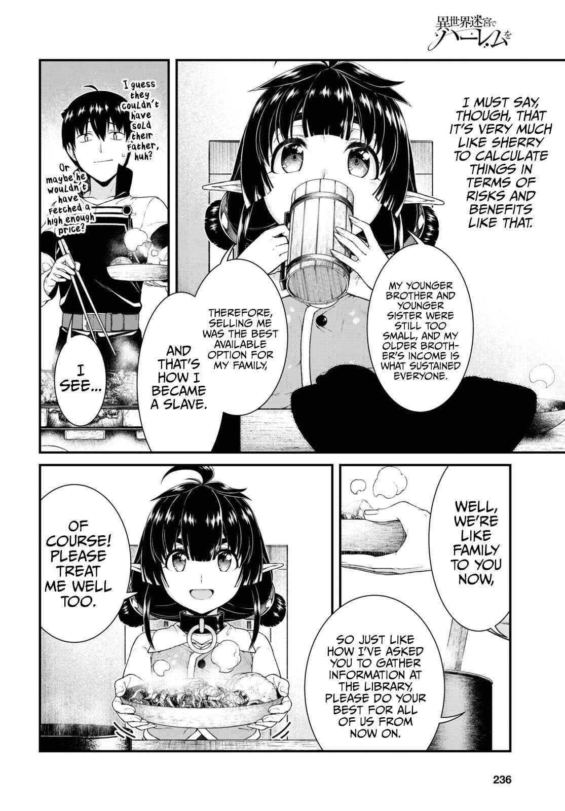 Isekai Meikyuu De Harem O Chapter 59 - Page 11 in English