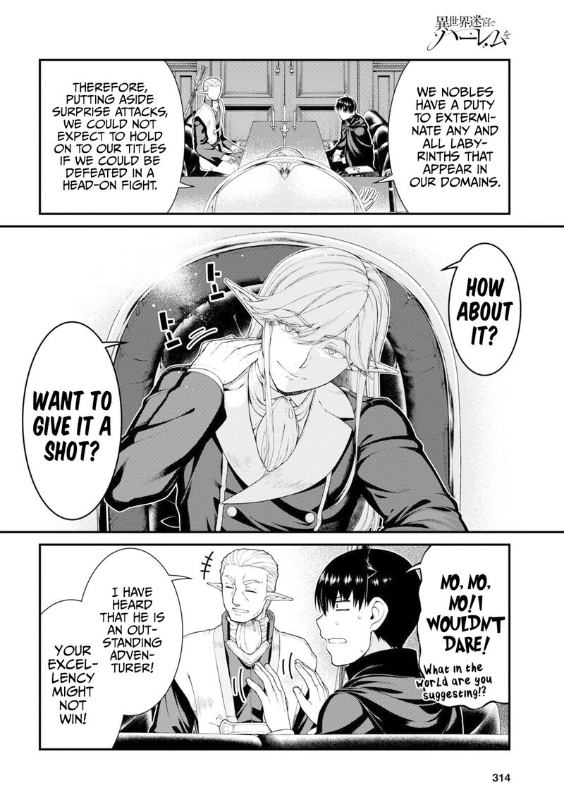 Isekai Meikyuu De Harem O Chapter 64 - Page 4 in English