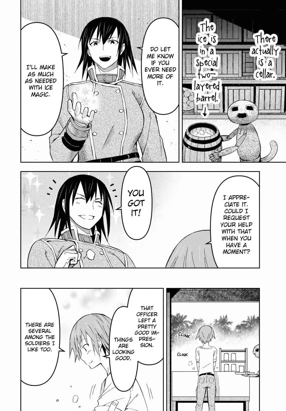 Dungeon Tou de Yadoya wo Yarou! Souzou Mahou wo Moratta Ore no Hosoude Hanjouki Chapter 15 - Page 23 in English