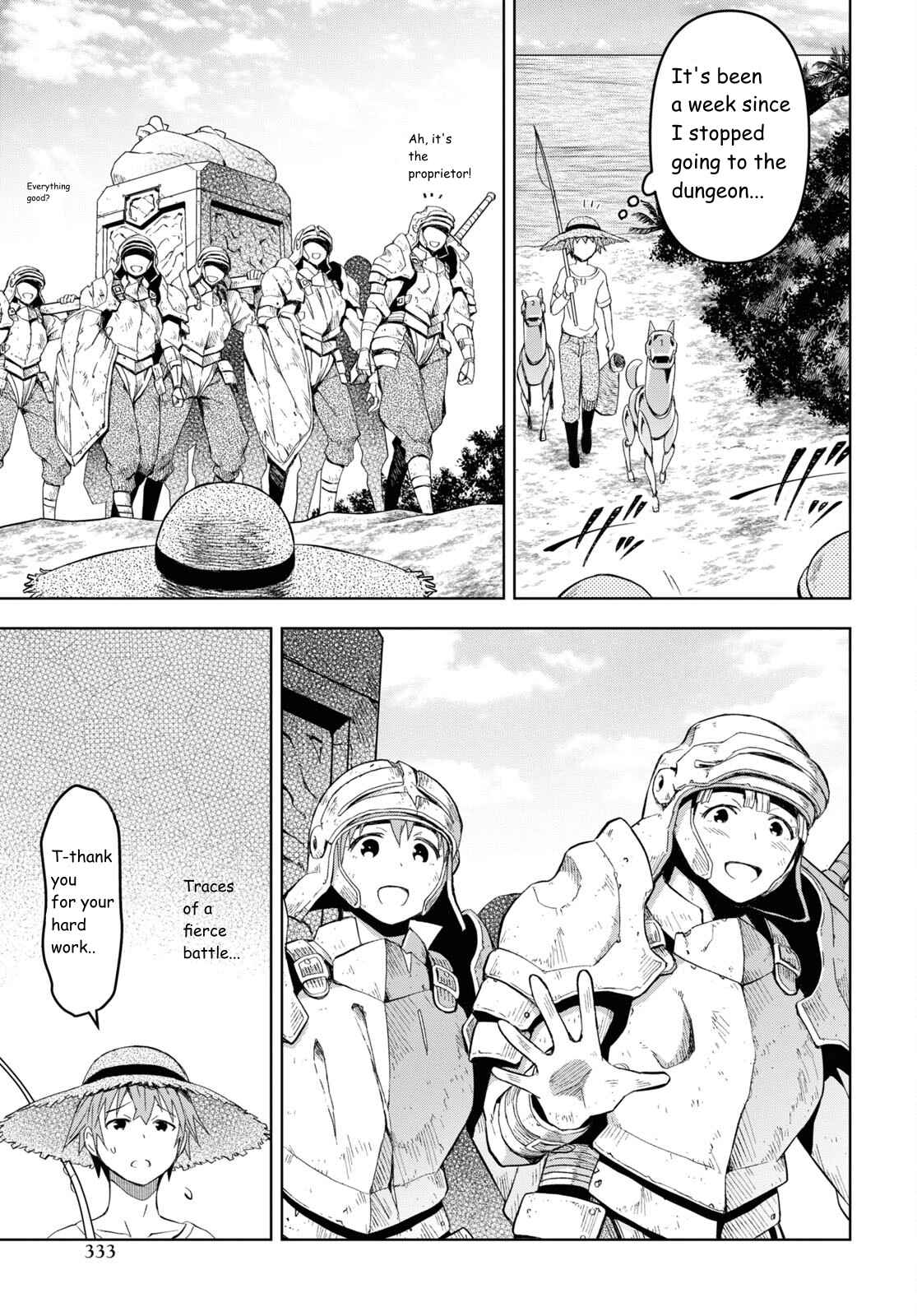 Dungeon Tou de Yadoya wo Yarou! Souzou Mahou wo Moratta Ore no Hosoude Hanjouki Chapter 22 - Page 17 in English