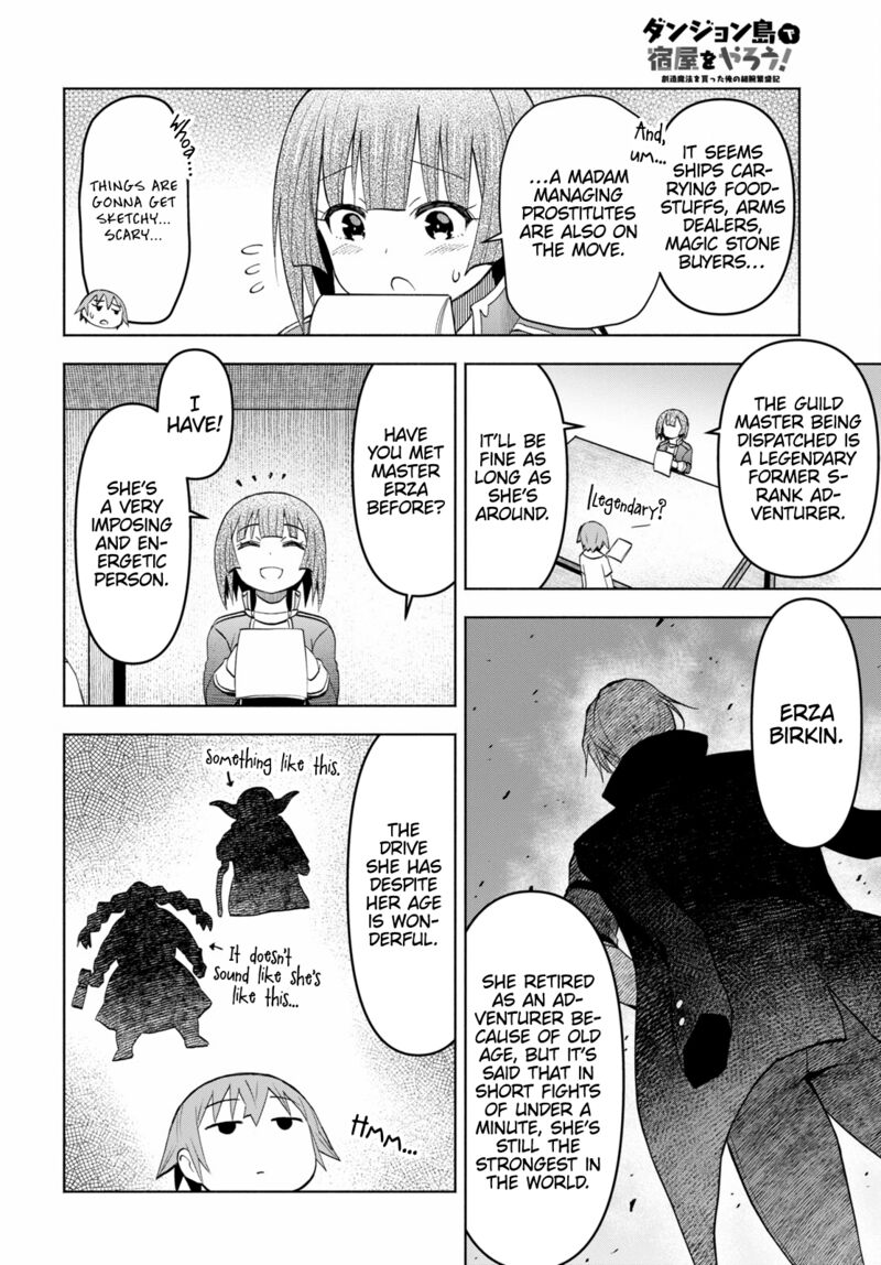 Dungeon Tou de Yadoya wo Yarou! Souzou Mahou wo Moratta Ore no Hosoude Hanjouki Chapter 35 - Page 22 in English
