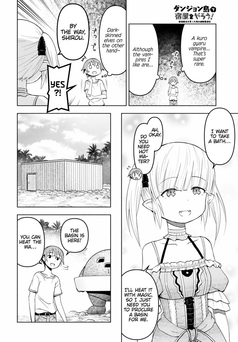 Dungeon Tou de Yadoya wo Yarou! Souzou Mahou wo Moratta Ore no Hosoude Hanjouki Chapter 35 - Page 4 in English