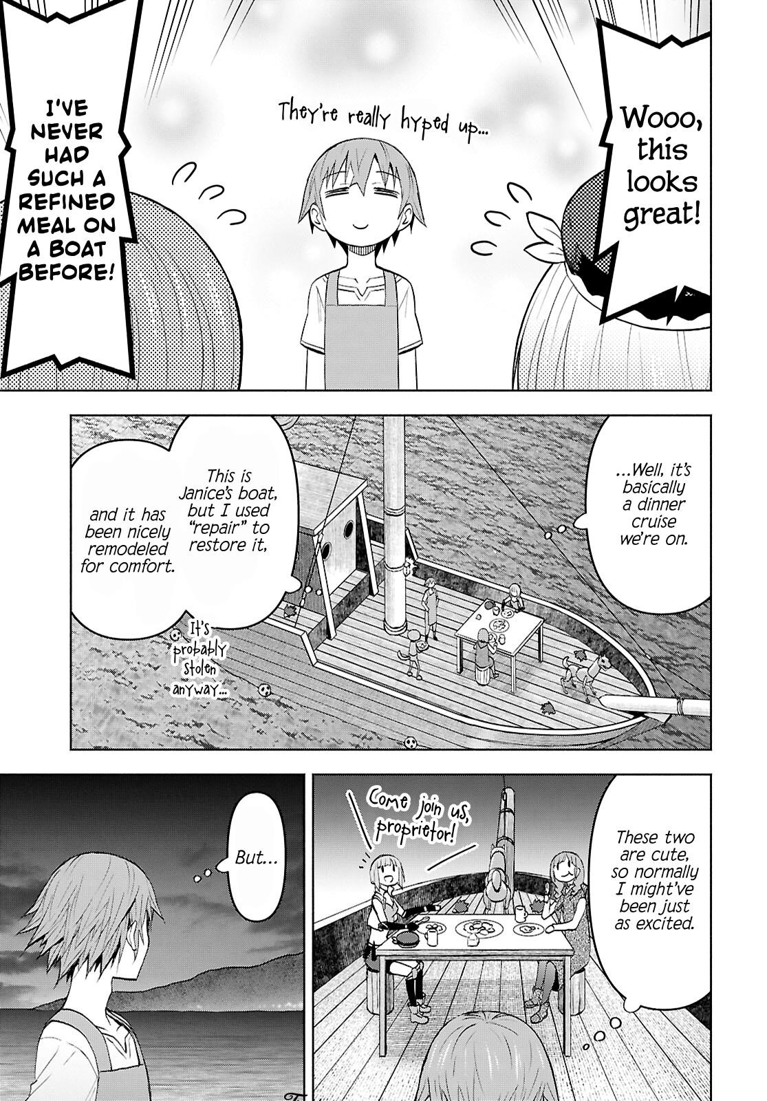 Dungeon Tou de Yadoya wo Yarou! Souzou Mahou wo Moratta Ore no Hosoude Hanjouki Chapter 42 - Page 19 in English