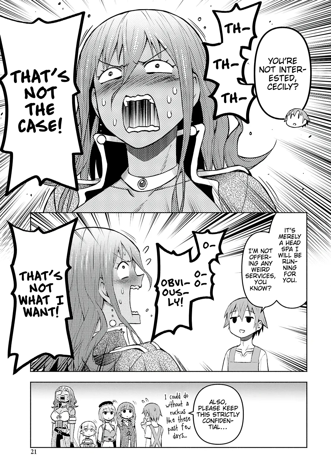 Dungeon Tou de Yadoya wo Yarou! Souzou Mahou wo Moratta Ore no Hosoude Hanjouki Chapter 43 - Page 15 in English