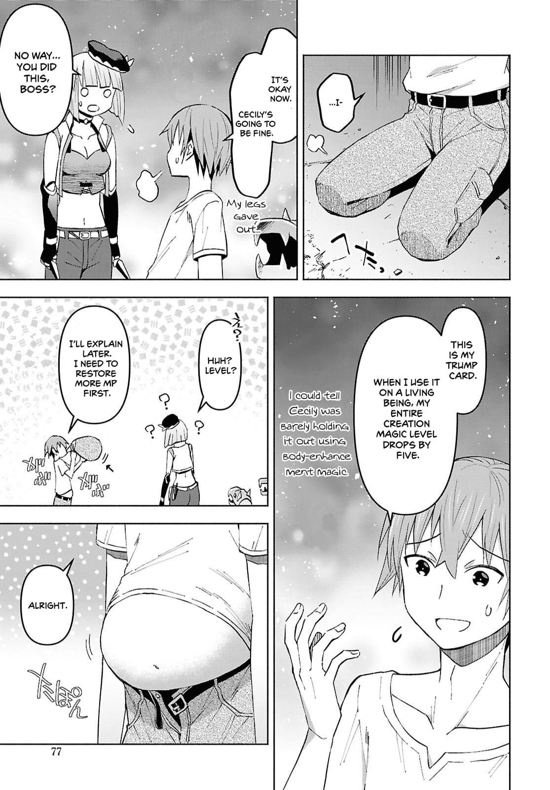Dungeon Tou de Yadoya wo Yarou! Souzou Mahou wo Moratta Ore no Hosoude Hanjouki Chapter 51 - Page 10 in English