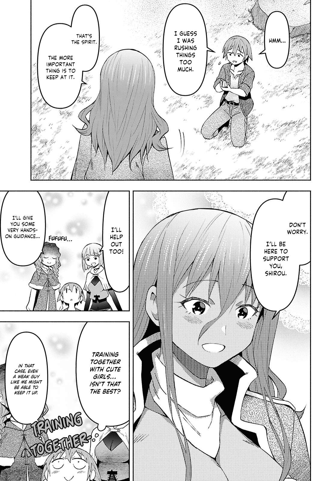 Dungeon Tou de Yadoya wo Yarou! Souzou Mahou wo Moratta Ore no Hosoude Hanjouki Chapter 57 - Page 20 in English