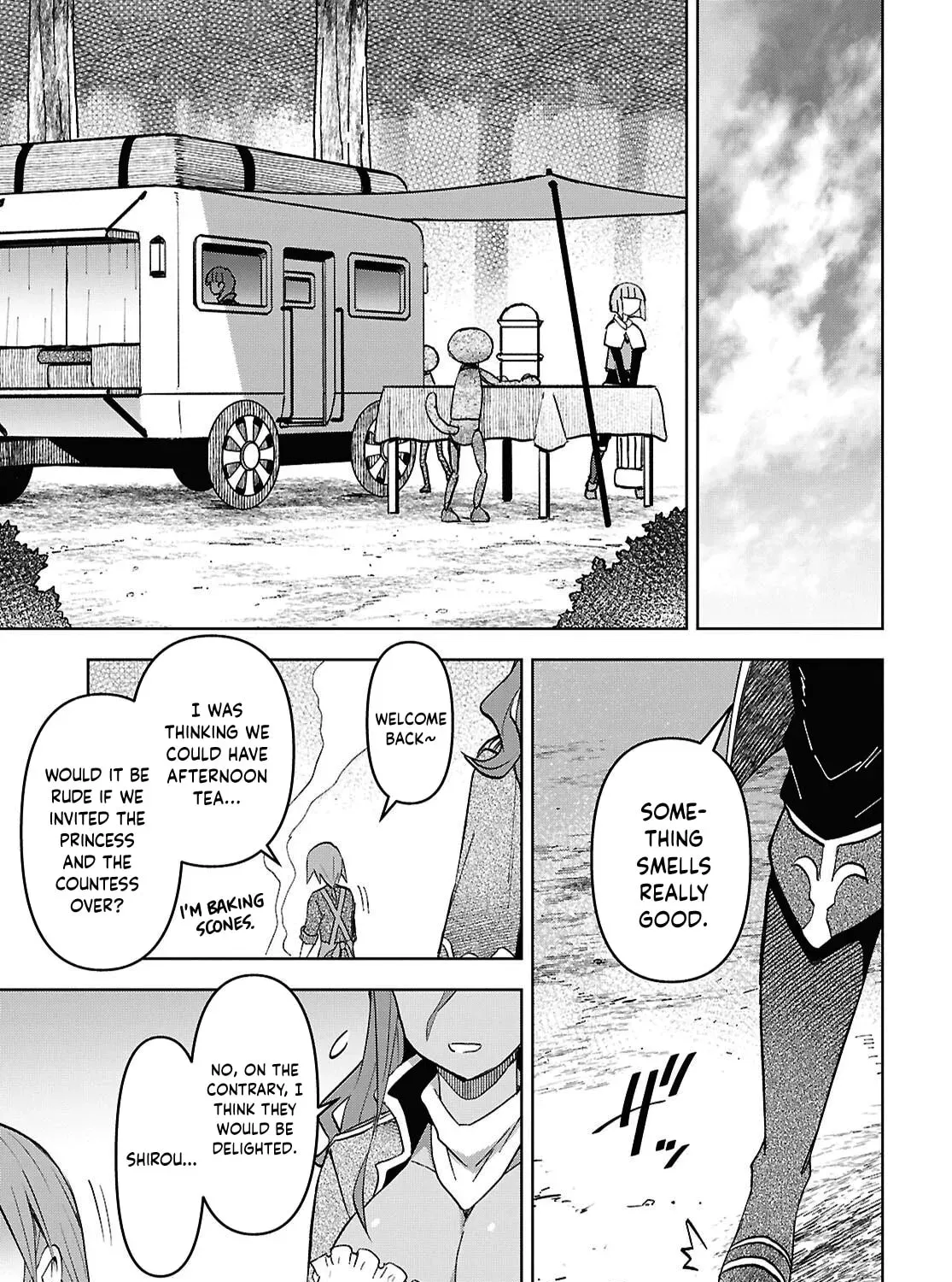 Dungeon Tou de Yadoya wo Yarou! Souzou Mahou wo Moratta Ore no Hosoude Hanjouki Chapter 60 - Page 23 in English
