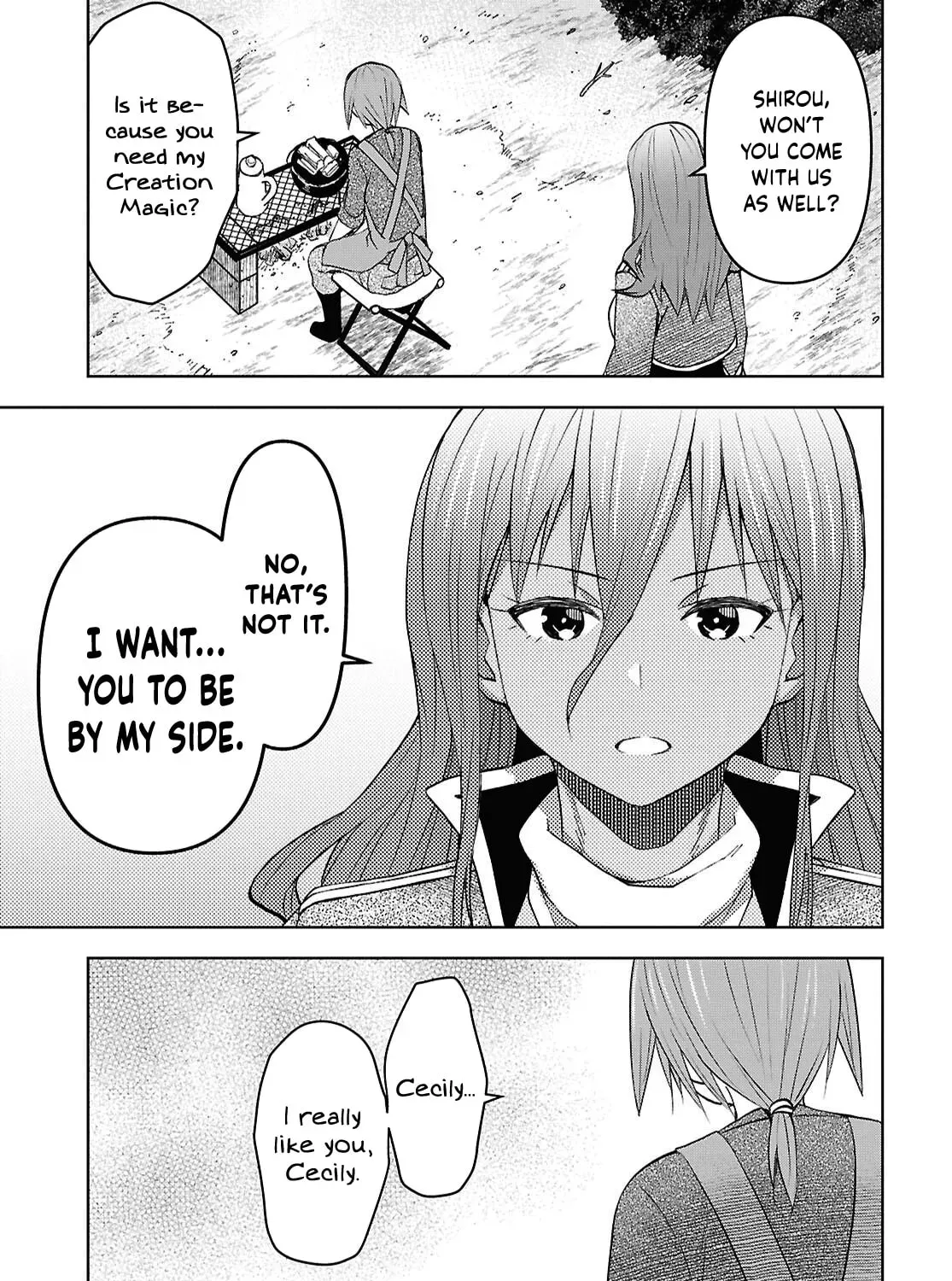 Dungeon Tou de Yadoya wo Yarou! Souzou Mahou wo Moratta Ore no Hosoude Hanjouki Chapter 60 - Page 27 in English
