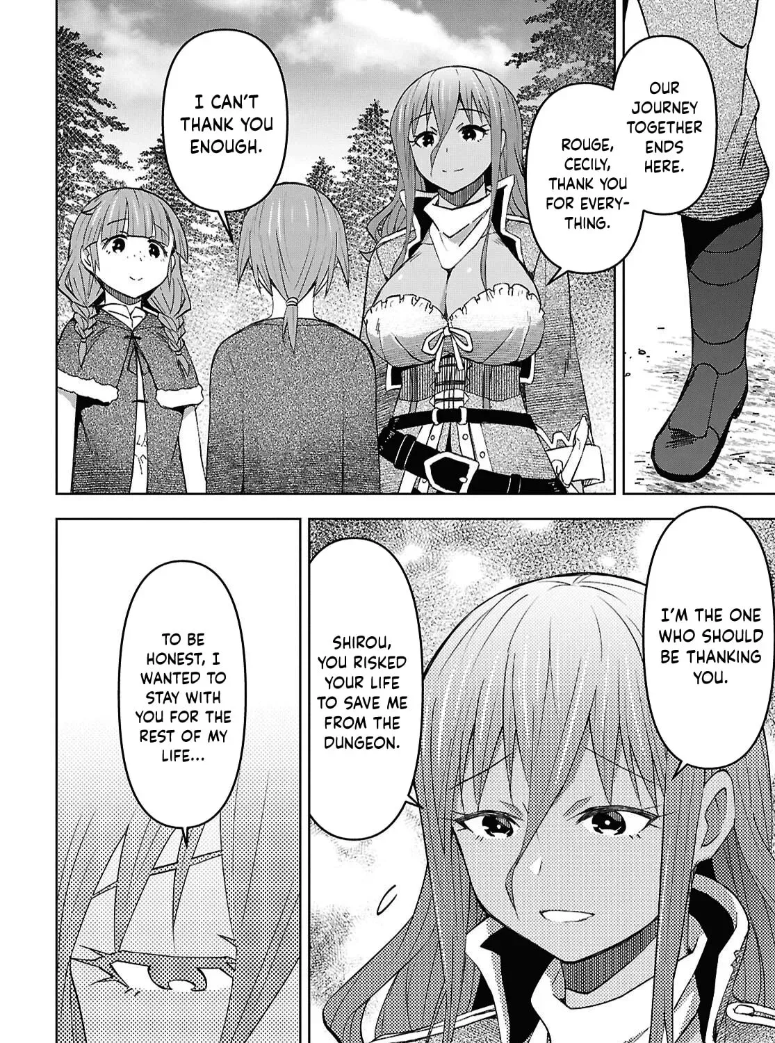 Dungeon Tou de Yadoya wo Yarou! Souzou Mahou wo Moratta Ore no Hosoude Hanjouki Chapter 60 - Page 49 in English