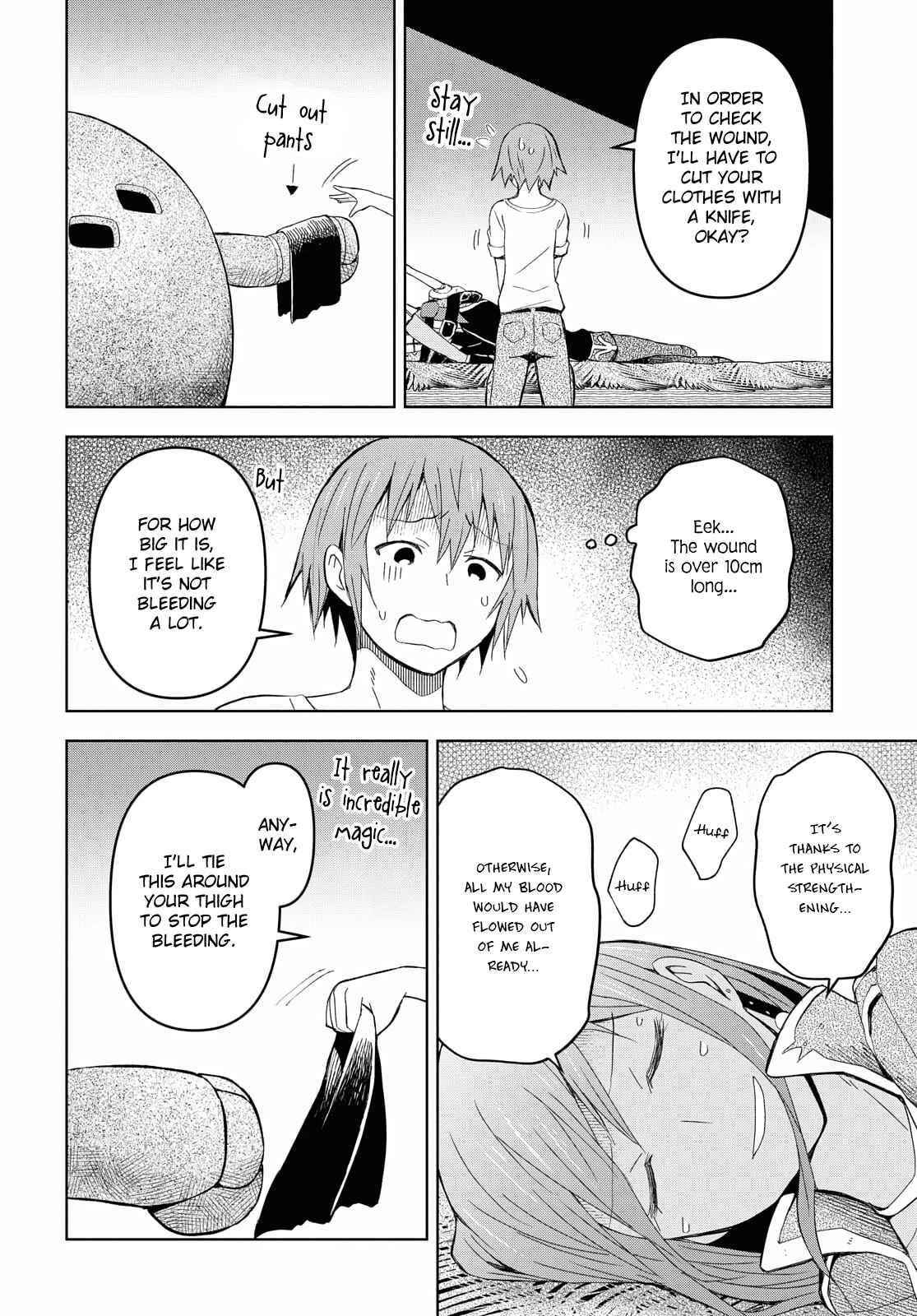 Dungeon Tou de Yadoya wo Yarou! Souzou Mahou wo Moratta Ore no Hosoude Hanjouki Chapter 8 - Page 22 in English