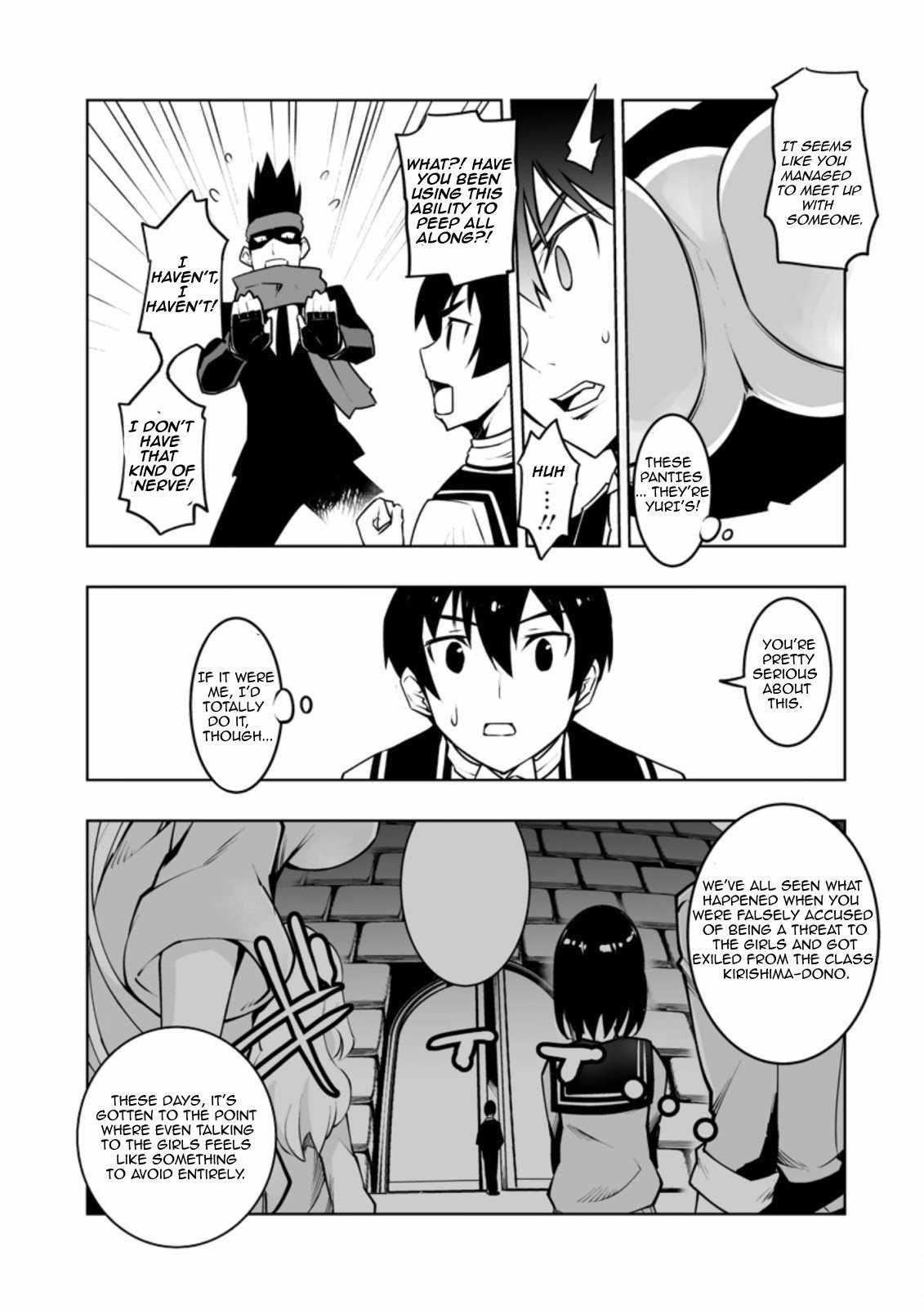 Because I was excluded out of the class transfer, I decided make a classmate harem Chapter 28.2 - Page 3 in English