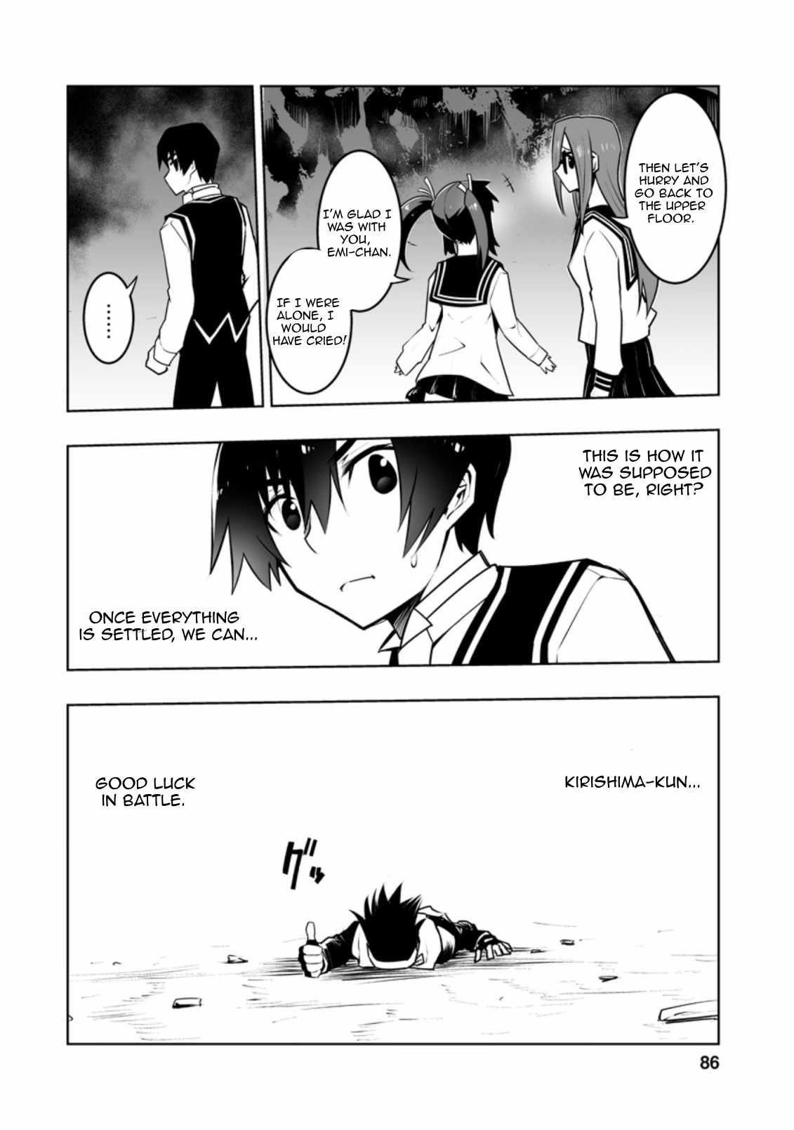 Because I was excluded out of the class transfer, I decided make a classmate harem Chapter 28.3 - Page 9 in English