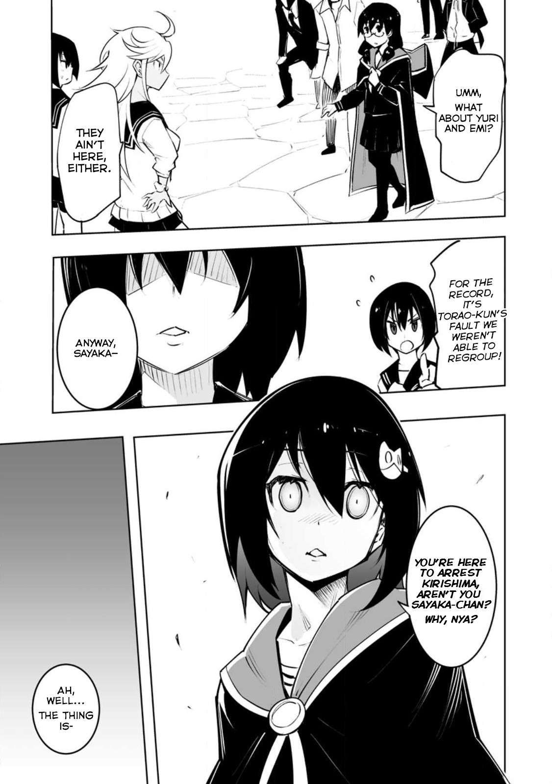 Because I was excluded out of the class transfer, I decided make a classmate harem Chapter 34.3 - Page 3 in English