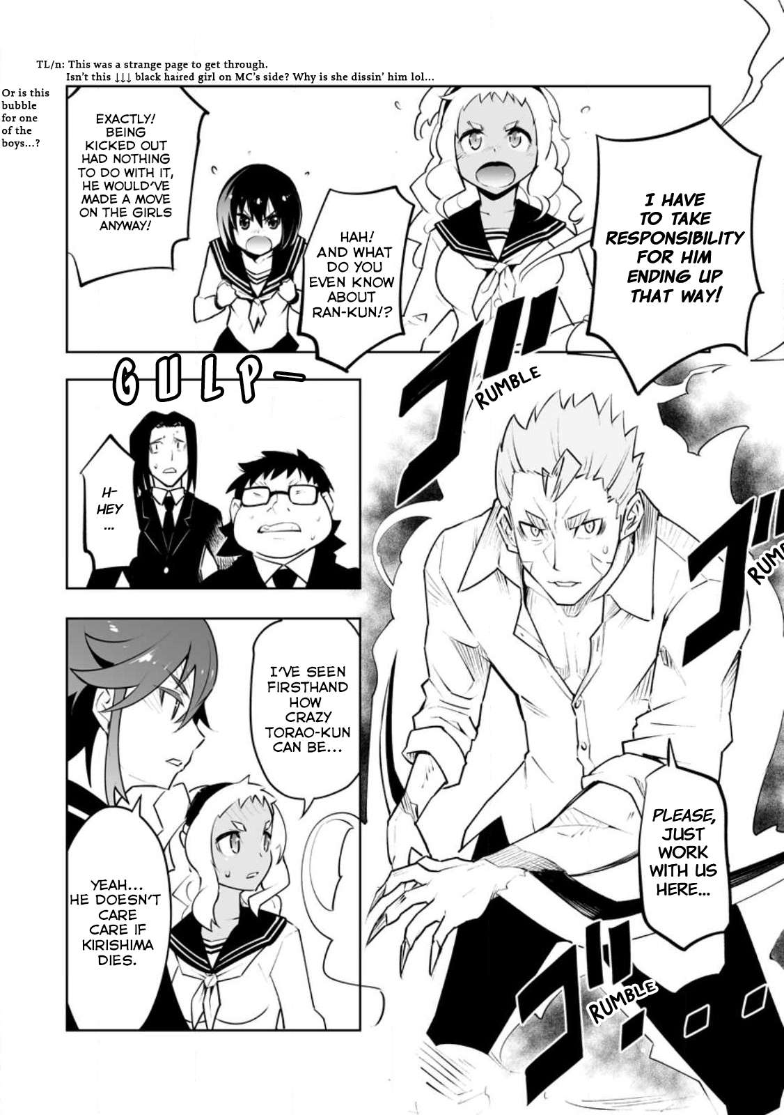 Because I was excluded out of the class transfer, I decided make a classmate harem Chapter 34.3 - Page 8 in English