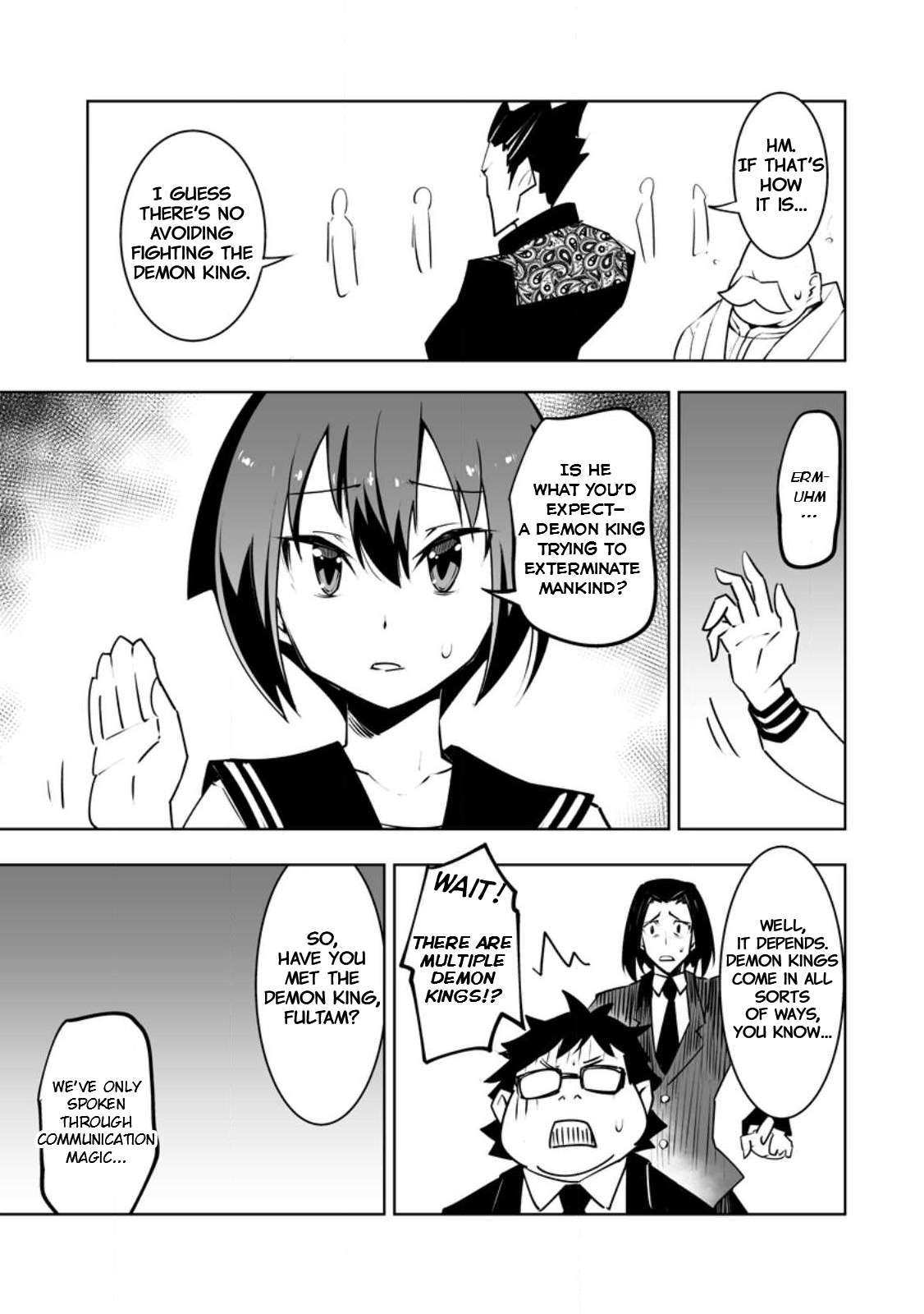 Because I was excluded out of the class transfer, I decided make a classmate harem Chapter 35.1 - Page 13 in English