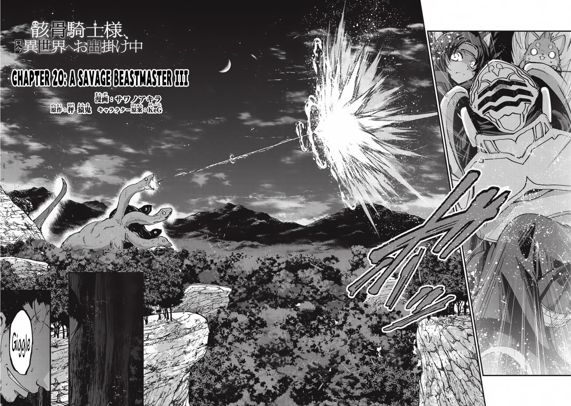 Gaikotsu Kishi-Sama, Tadaima Isekai E Odekake-Chuu Chapter 20 - Page 8 in English