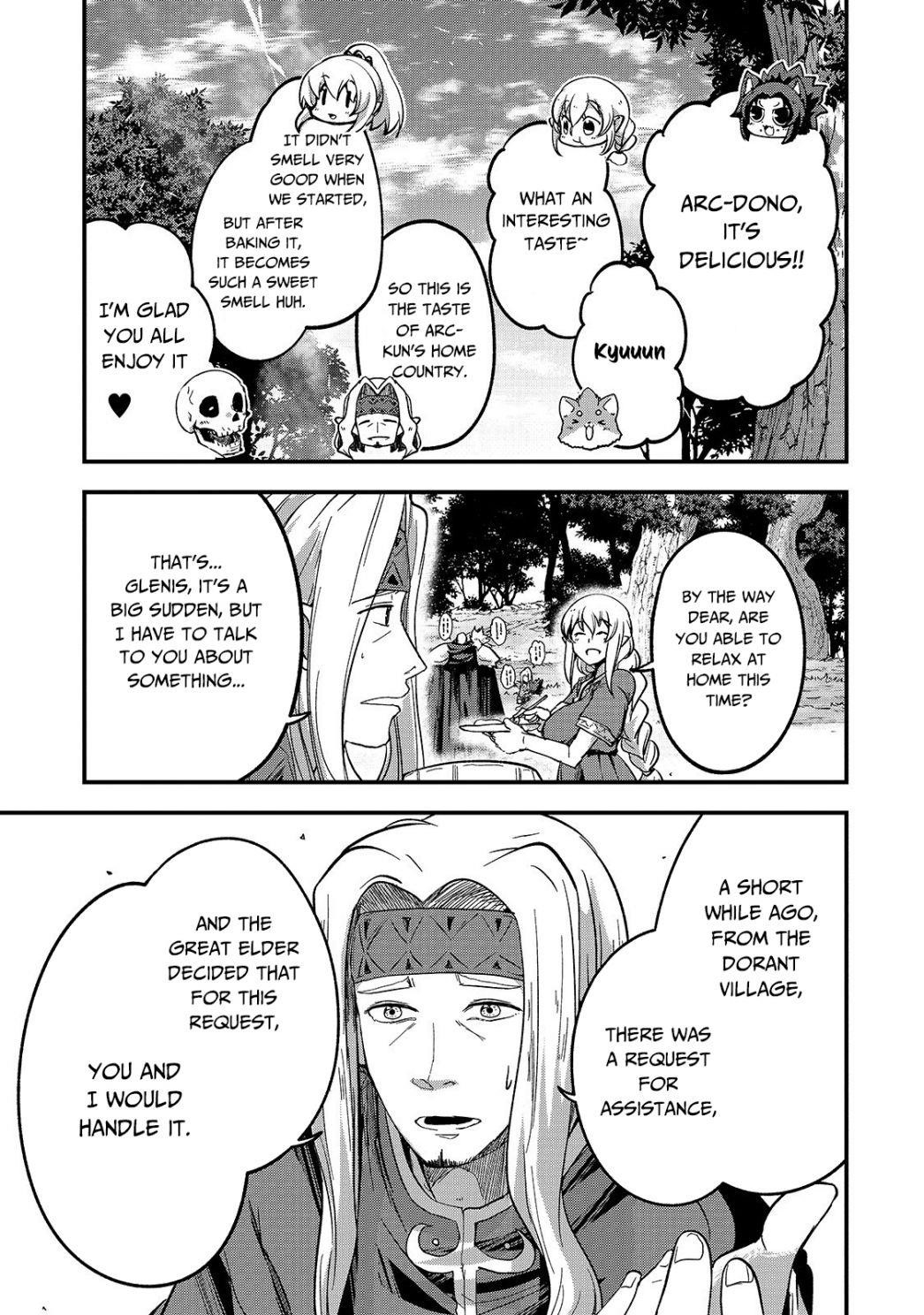 Gaikotsu Kishi-Sama, Tadaima Isekai E Odekake-Chuu Chapter 34 - Page 13 in English