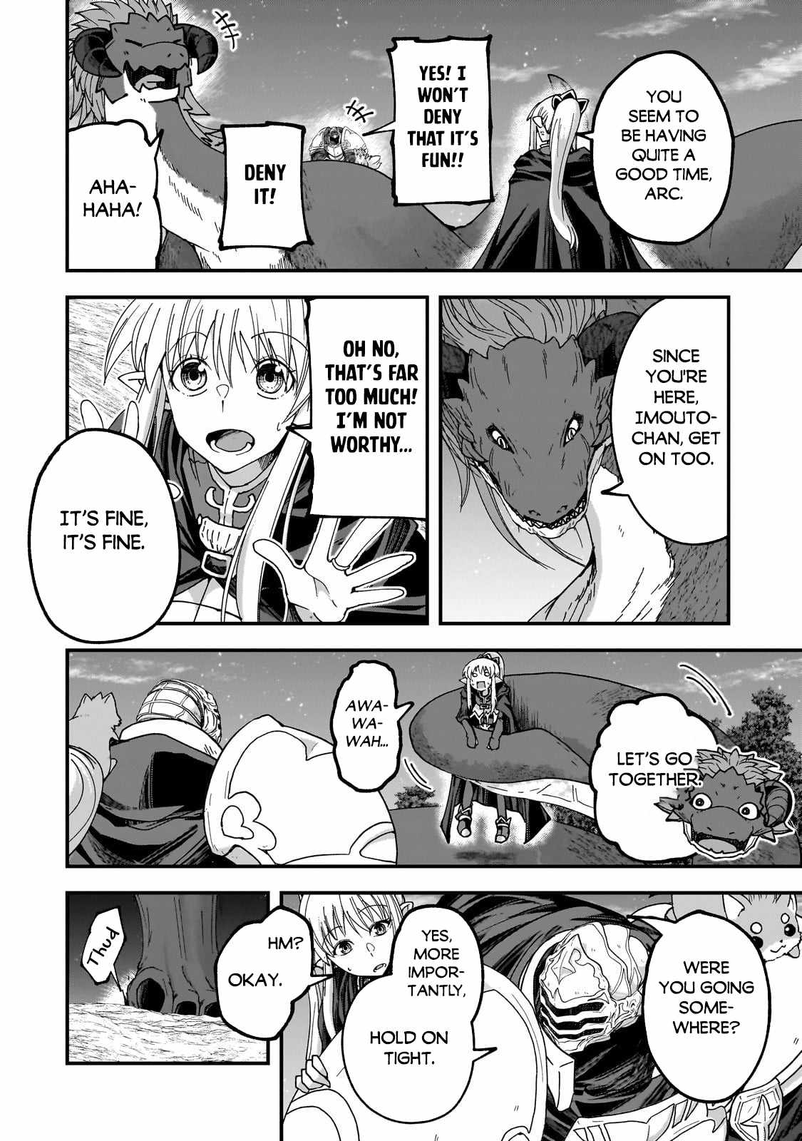 Gaikotsu Kishi-Sama, Tadaima Isekai E Odekake-Chuu Chapter 68.1 - Page 10 in English
