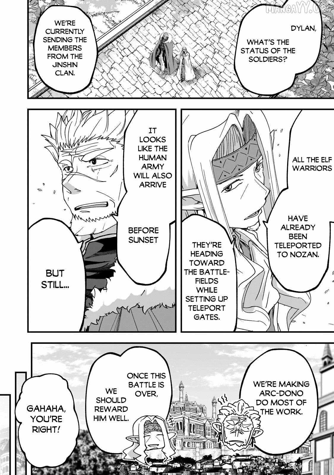 Gaikotsu Kishi-Sama, Tadaima Isekai E Odekake-Chuu Chapter 69.1 - Page 10 in English