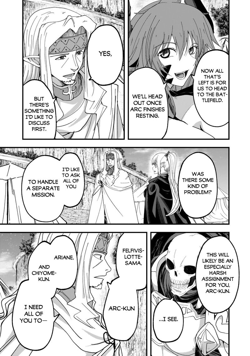 Gaikotsu Kishi-Sama, Tadaima Isekai E Odekake-Chuu Chapter 69.2 - Page 4 in English