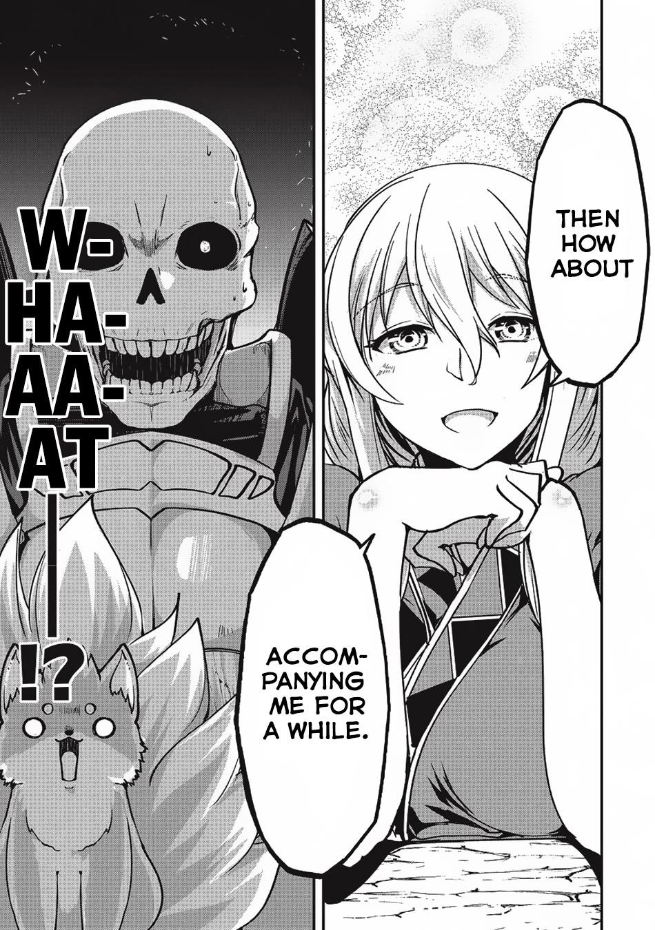 Gaikotsu Kishi-Sama, Tadaima Isekai E Odekake-Chuu Chapter 9 - Page 19 in English