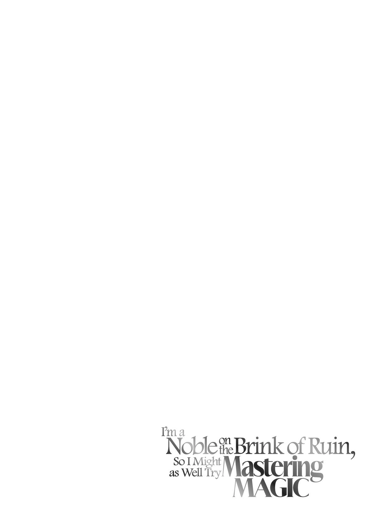 My Noble Family is Headed For Ruin, So I May As Well Study Magic In My Free Time Chapter 32 - Page 24 in English